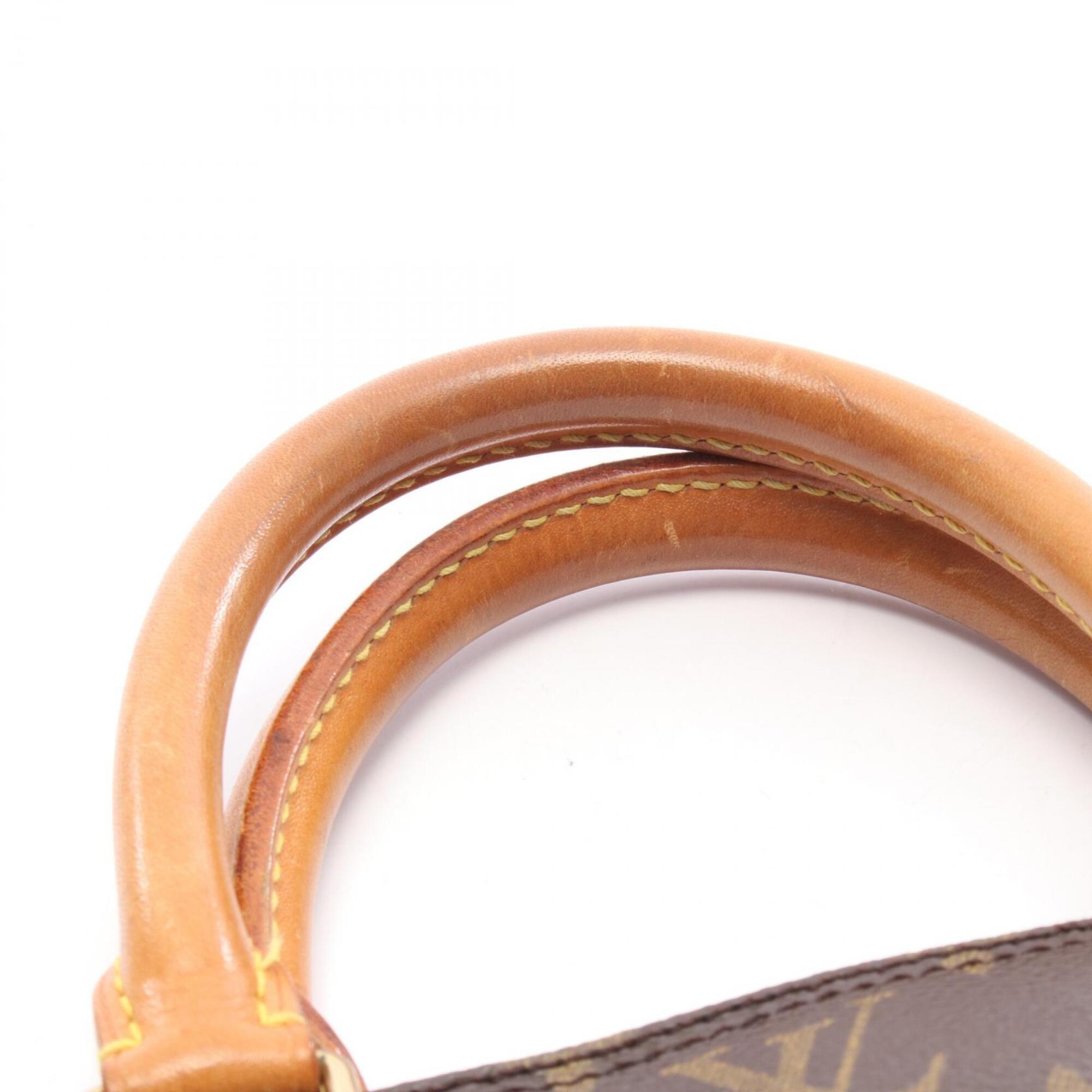 Louis Vuitton Brown Coated Canvas Leather Handbag (Pre-Owned)
