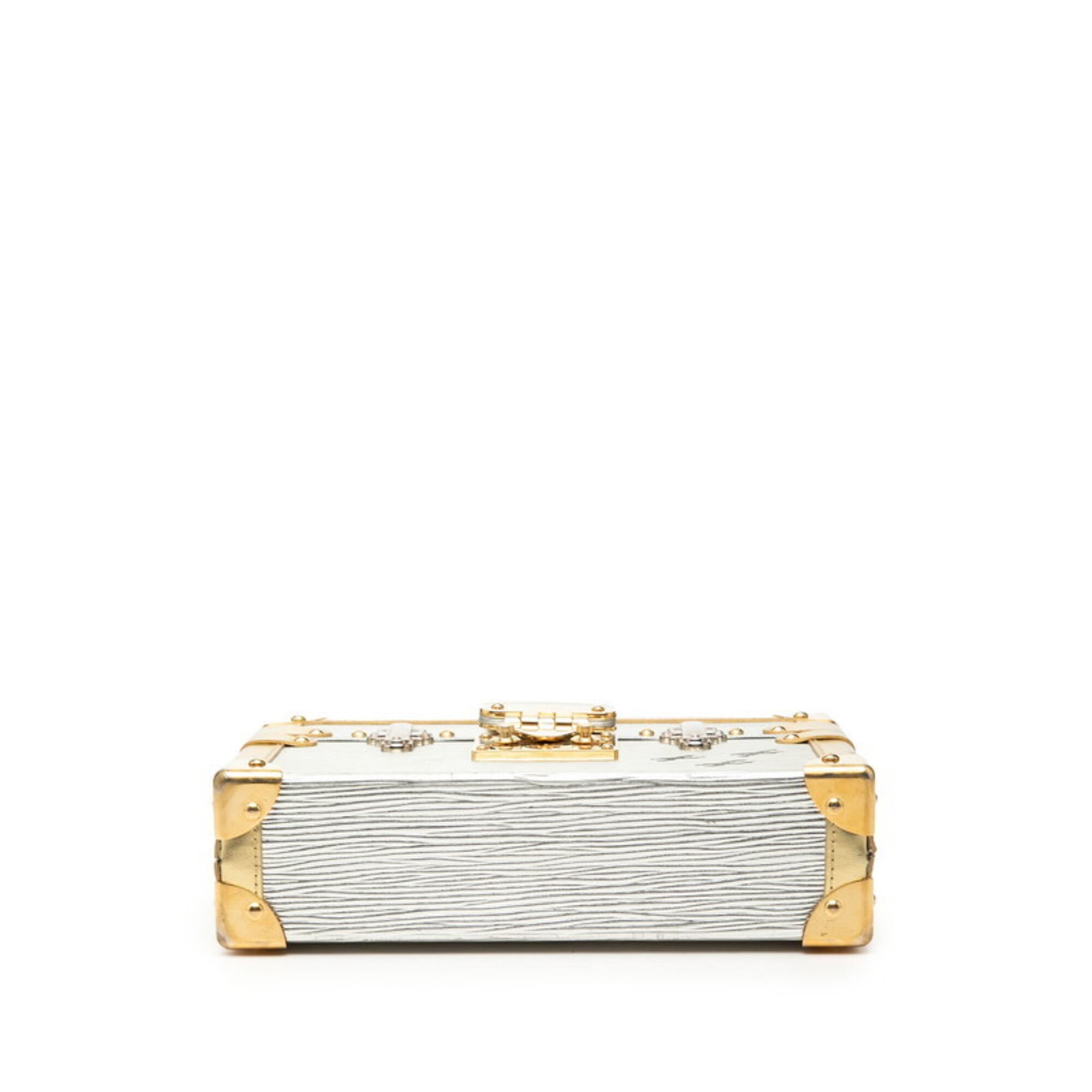 Louis Vuitton Gold Silver Leather Shoulder Bag (Pre-Owned)