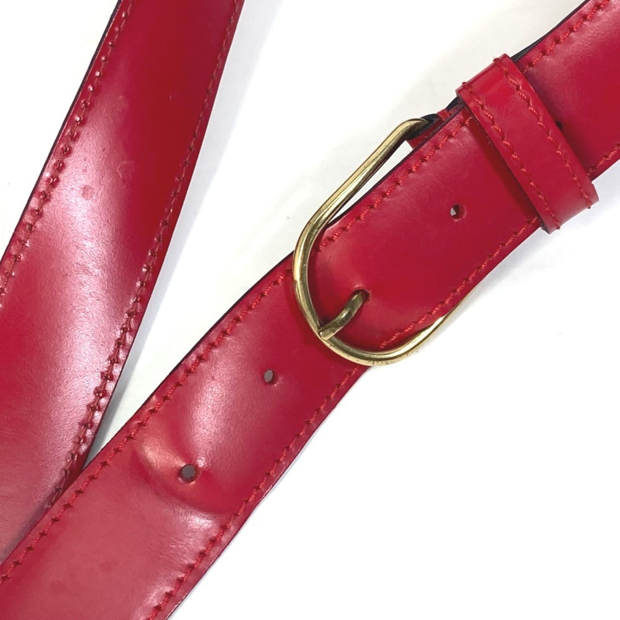Louis Vuitton Epi Castilian Red Red Color Epi Leather Shoulder Bag (Pre-Owned)