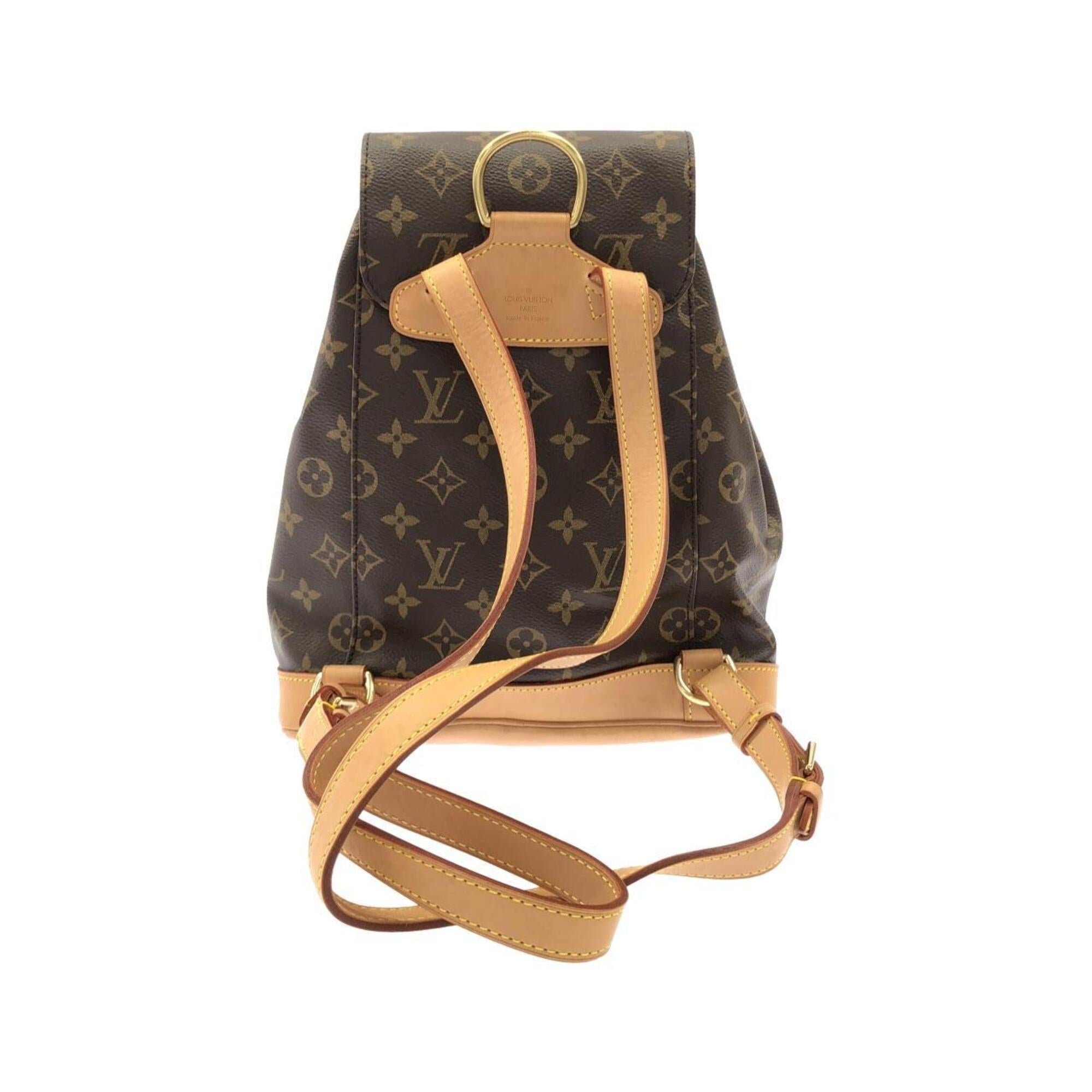 Louis Vuitton Marron Monogram Coated Canvas Backpack (Pre-Owned)