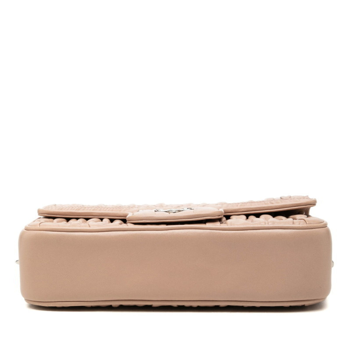 Prada Beige Leather Shoulder Bag (Pre-Owned)