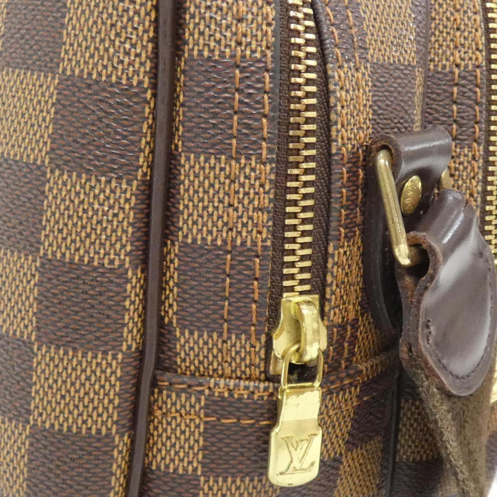 Louis Vuitton Ebene Coated Canvas Shoulder Bag (Pre-Owned)