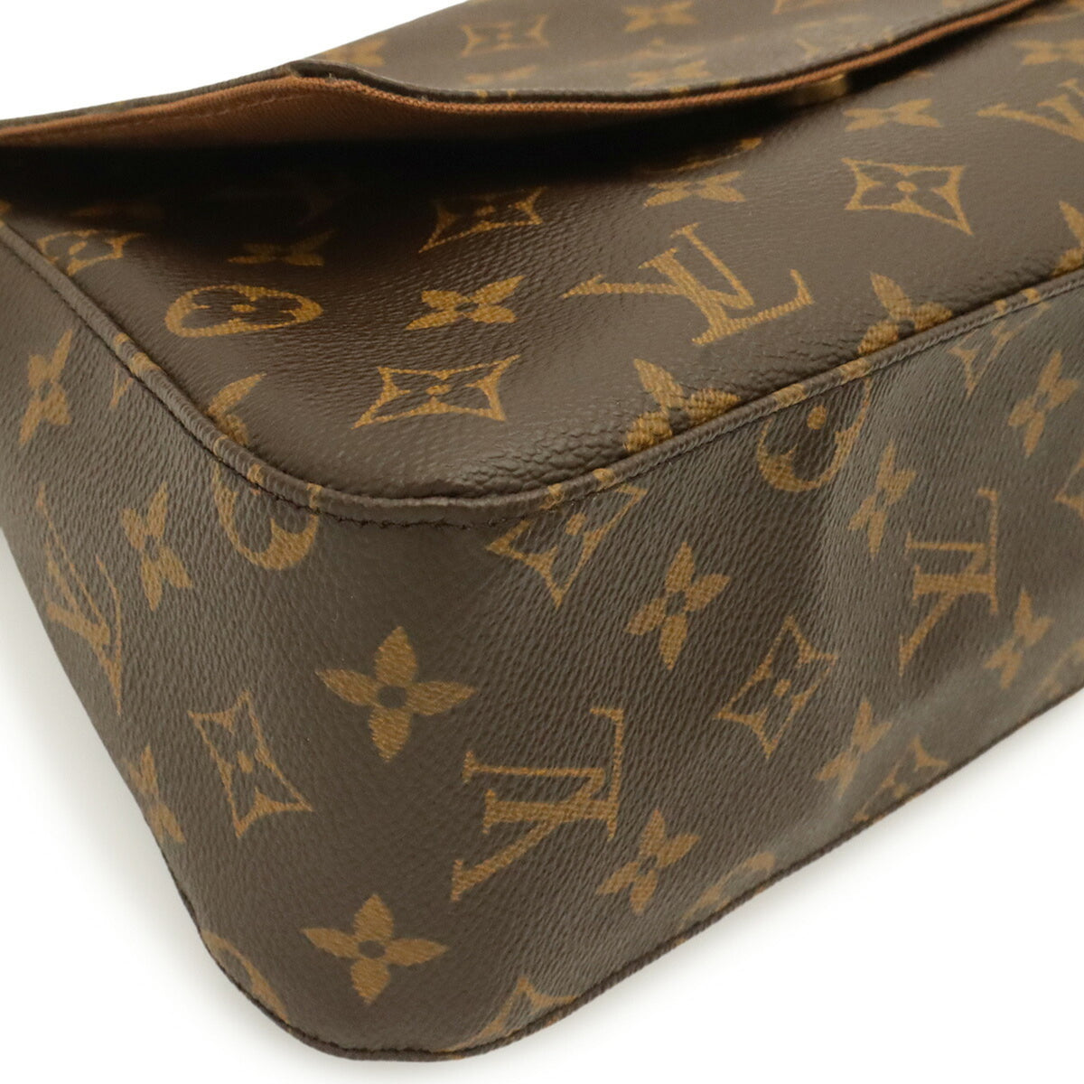 Louis Vuitton Brown Monogram Handbag Shoulder Bag (Pre-Owned)