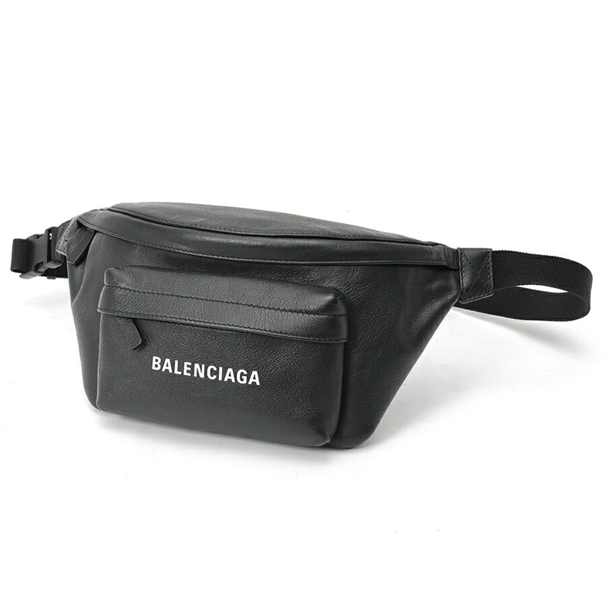 Balenciaga Black Leather Sling Bag (Pre-Owned)