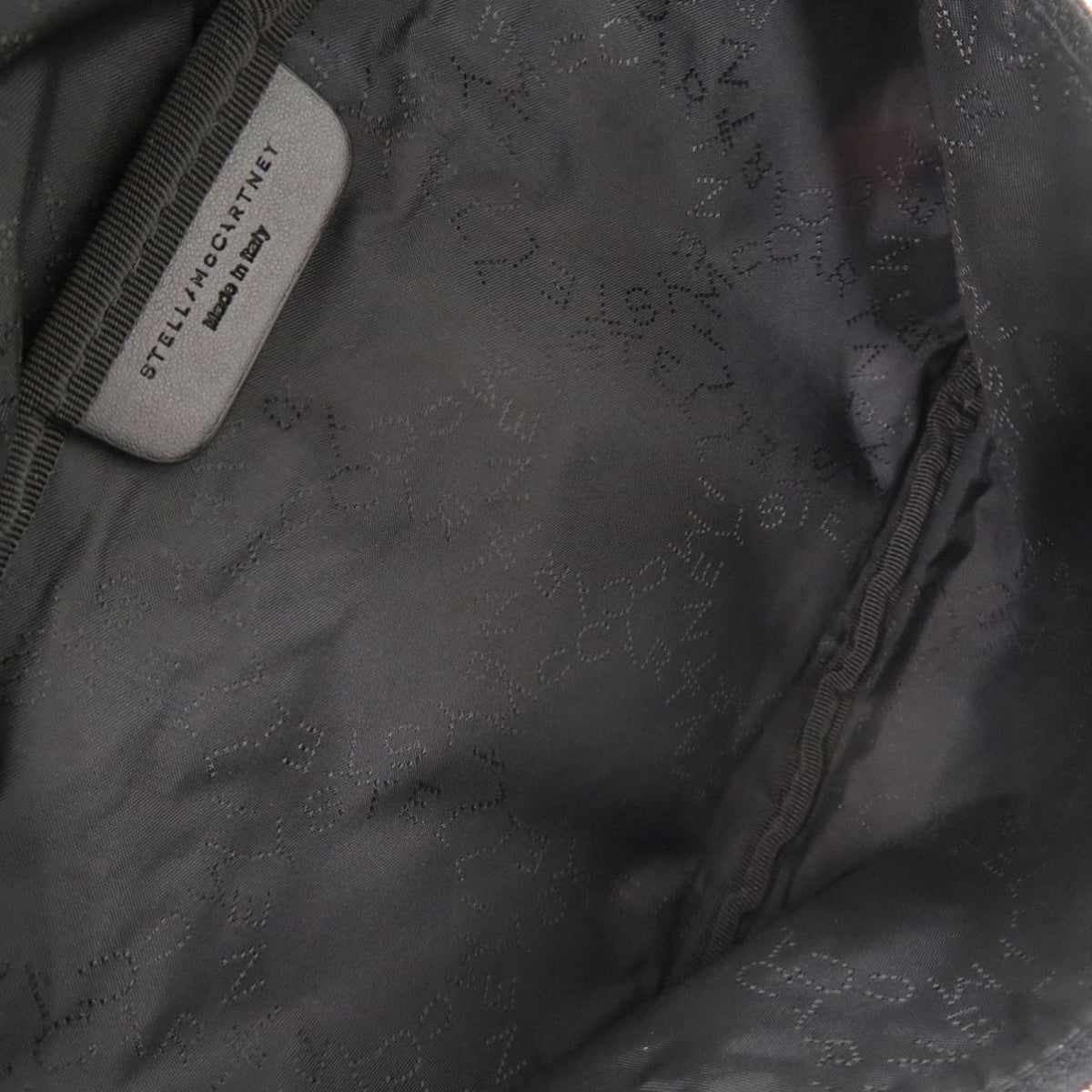 Stella Mccartney Black White Nylon Fanny Pack Sling Bag (Pre-Owned)