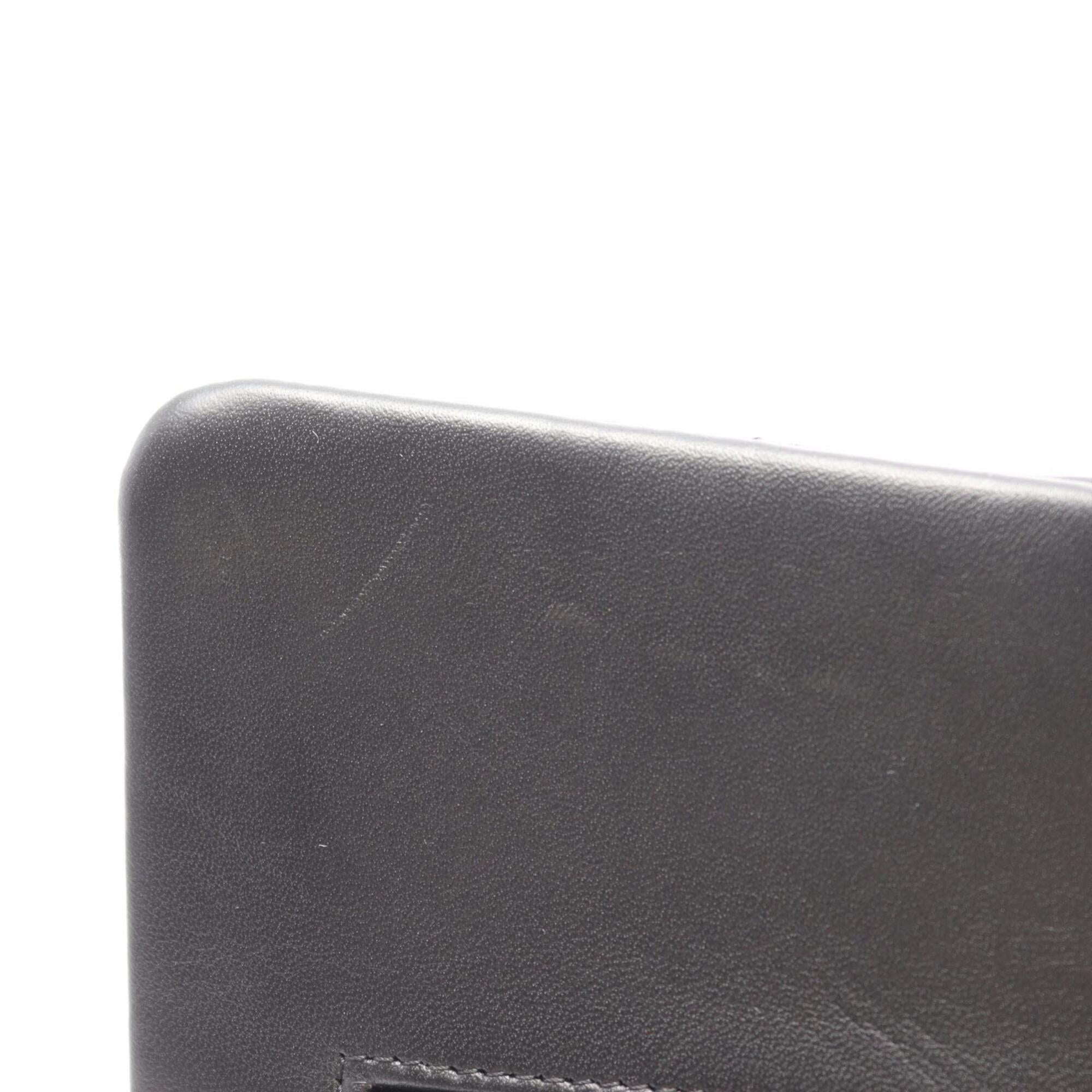 Chanel Black Leather Handbag Shoulder Bag (Pre-Owned)