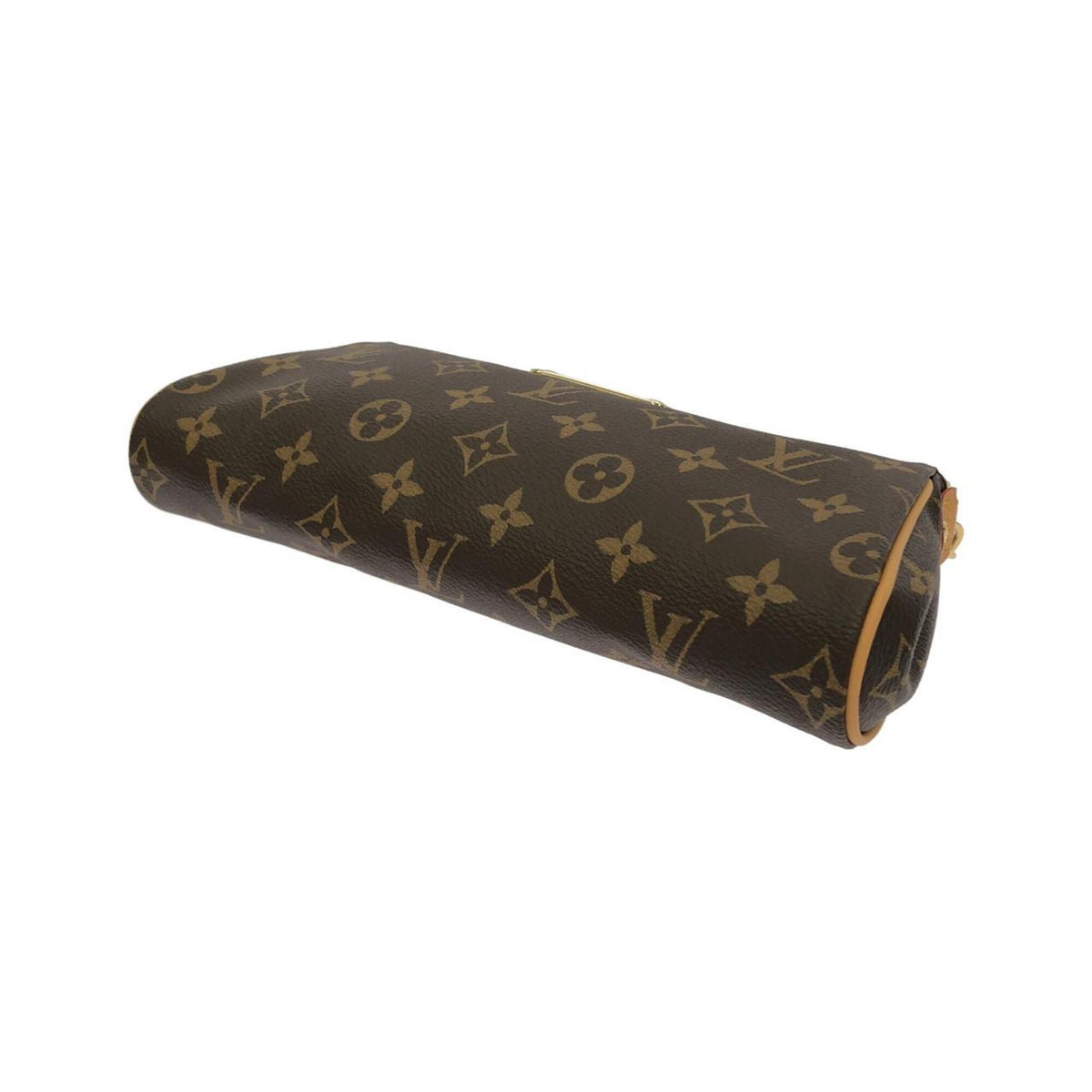 Louis Vuitton Marron Coated Canvas Pochette Shoulder Bag (Pre-Owned)
