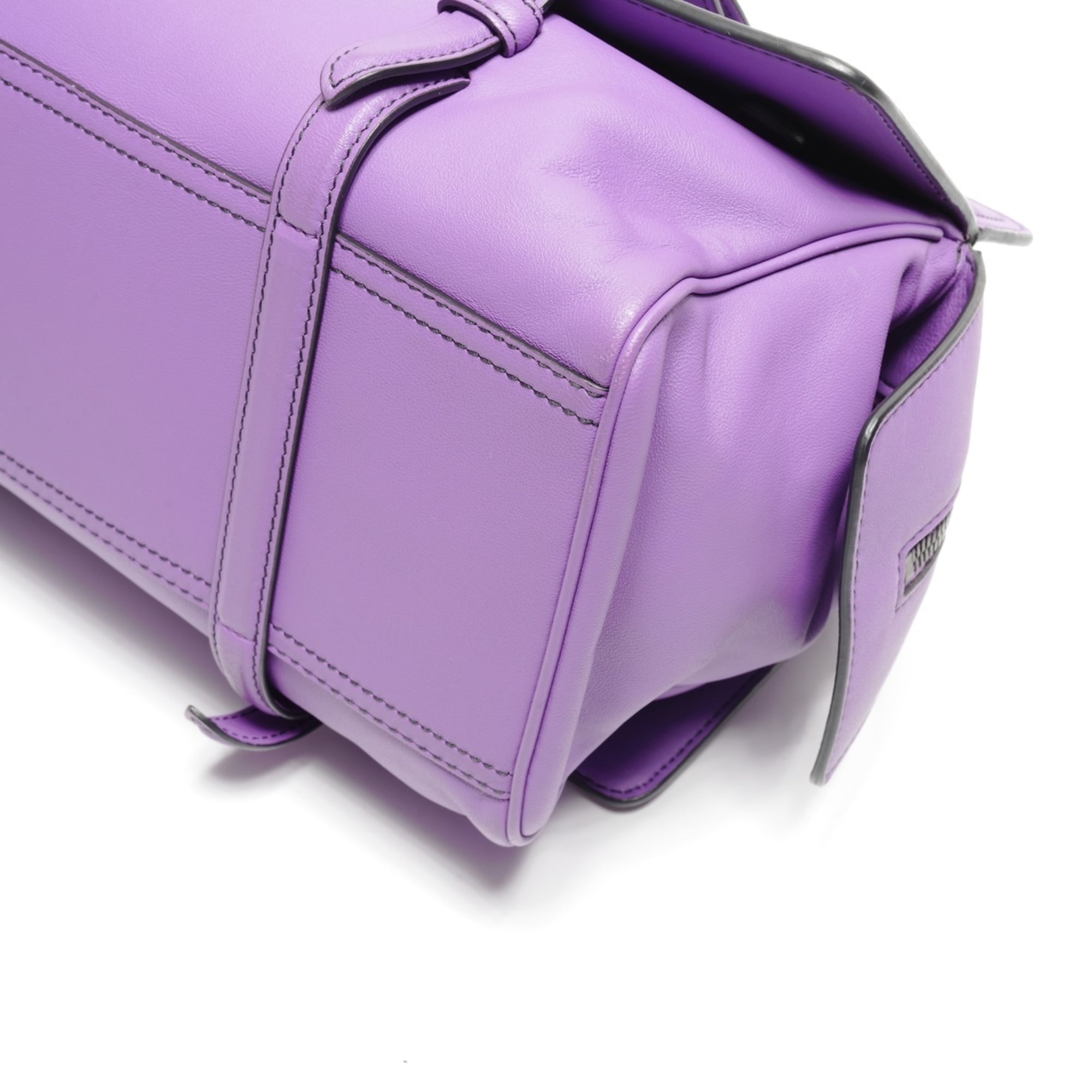 Bottega Veneta Intrecciato Purple Handbag (Pre-Owned)
