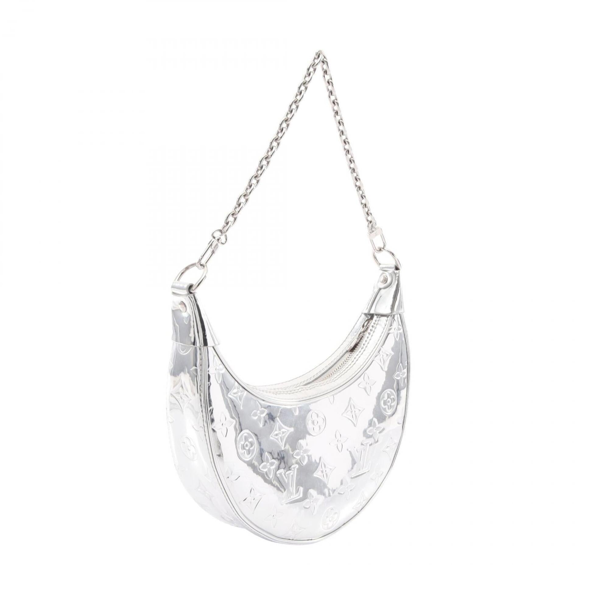 Louis Vuitton Silver Pvc Coated Canvas Handbag Shoulder Bag (Pre-Owned)