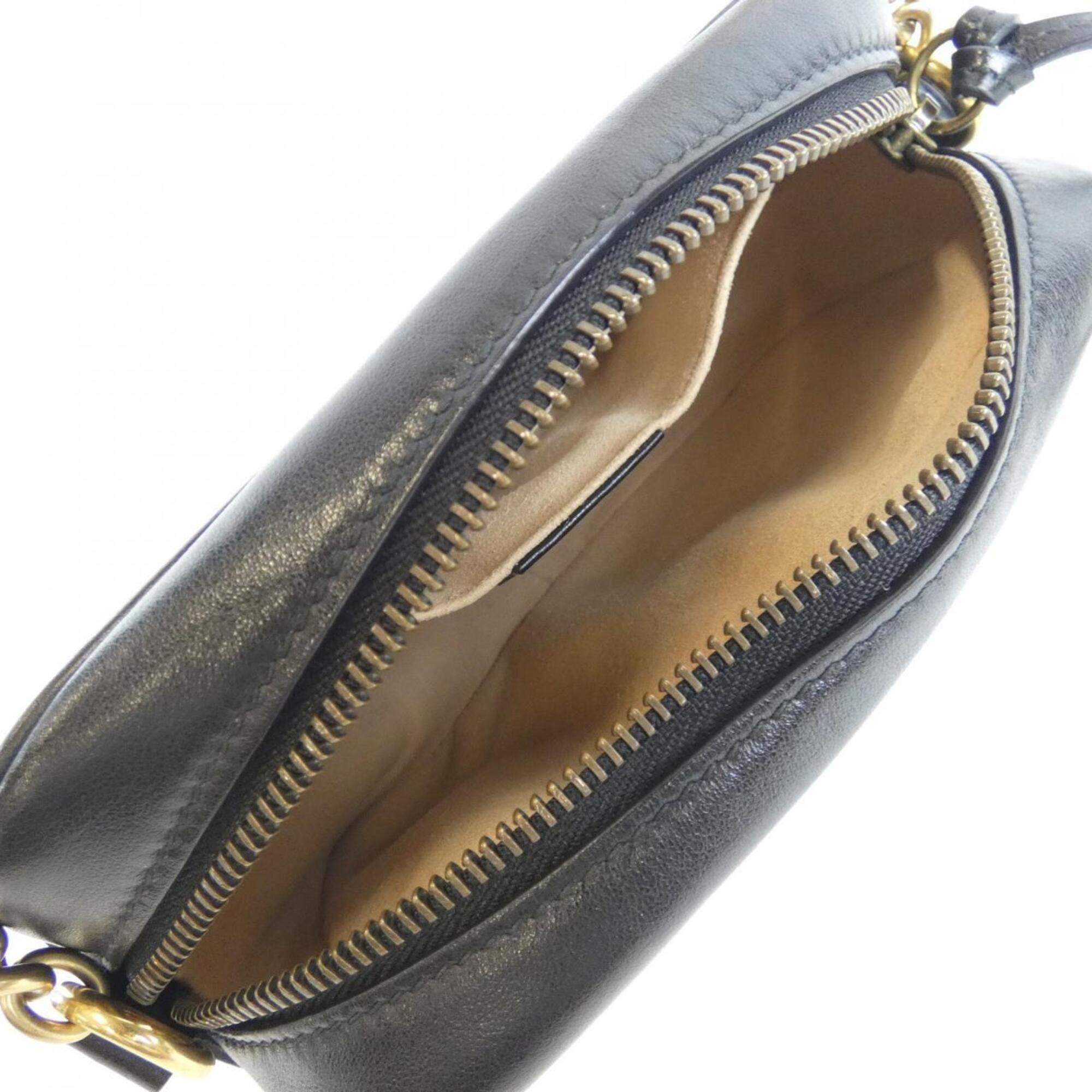 Gucci Black Quilting Leather Shoulder Bag (Pre-Owned)