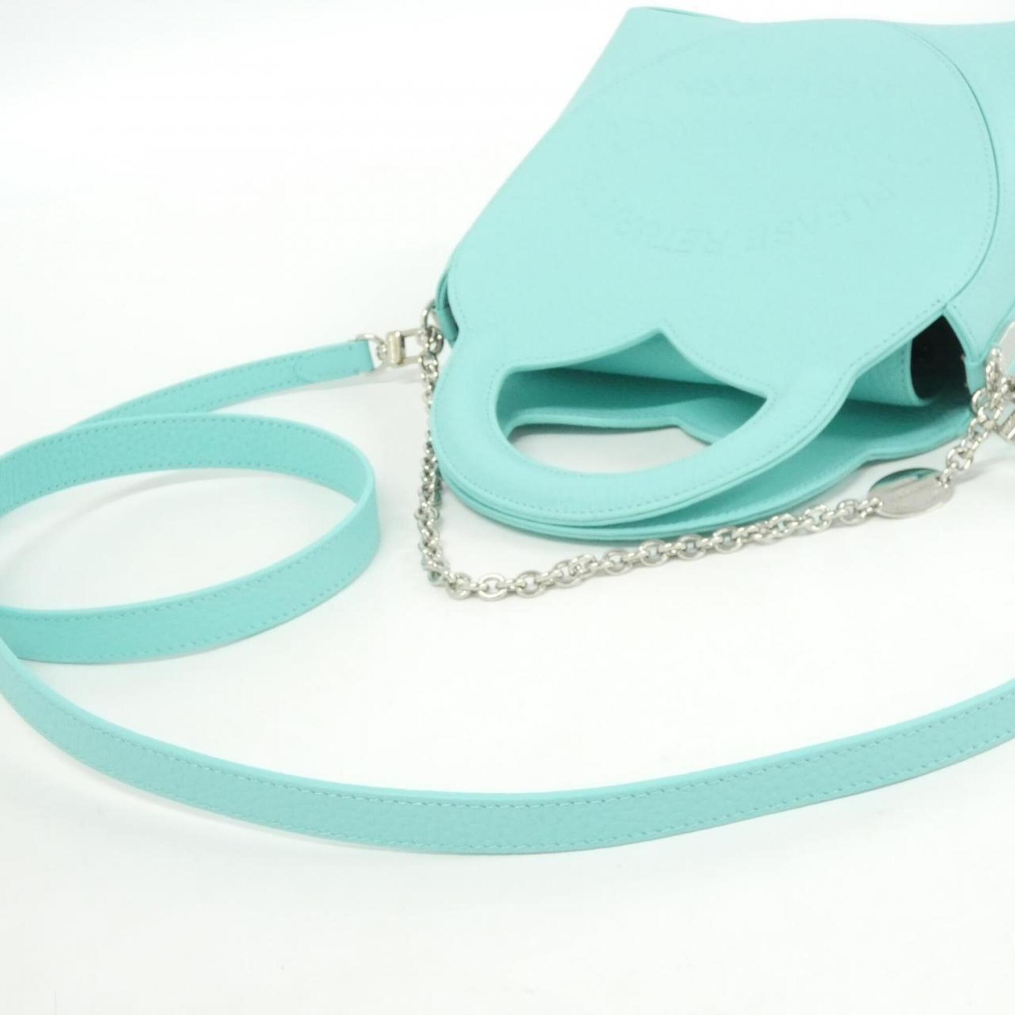 Tiffany Tiffany Blue Leather Handbag (Pre-Owned)