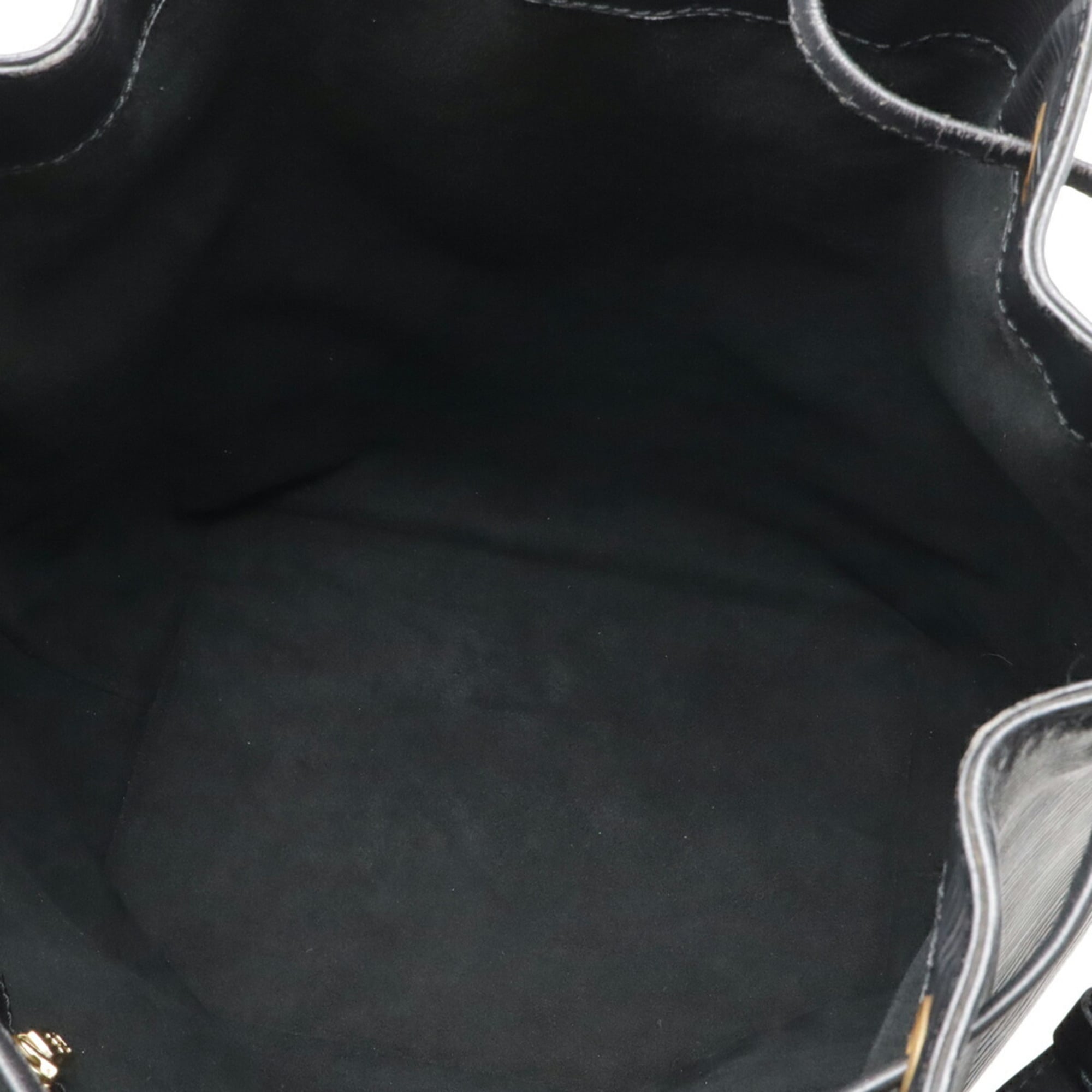 Louis Vuitton Black Noir Epi Leather Shoulder Bag (Pre-Owned)