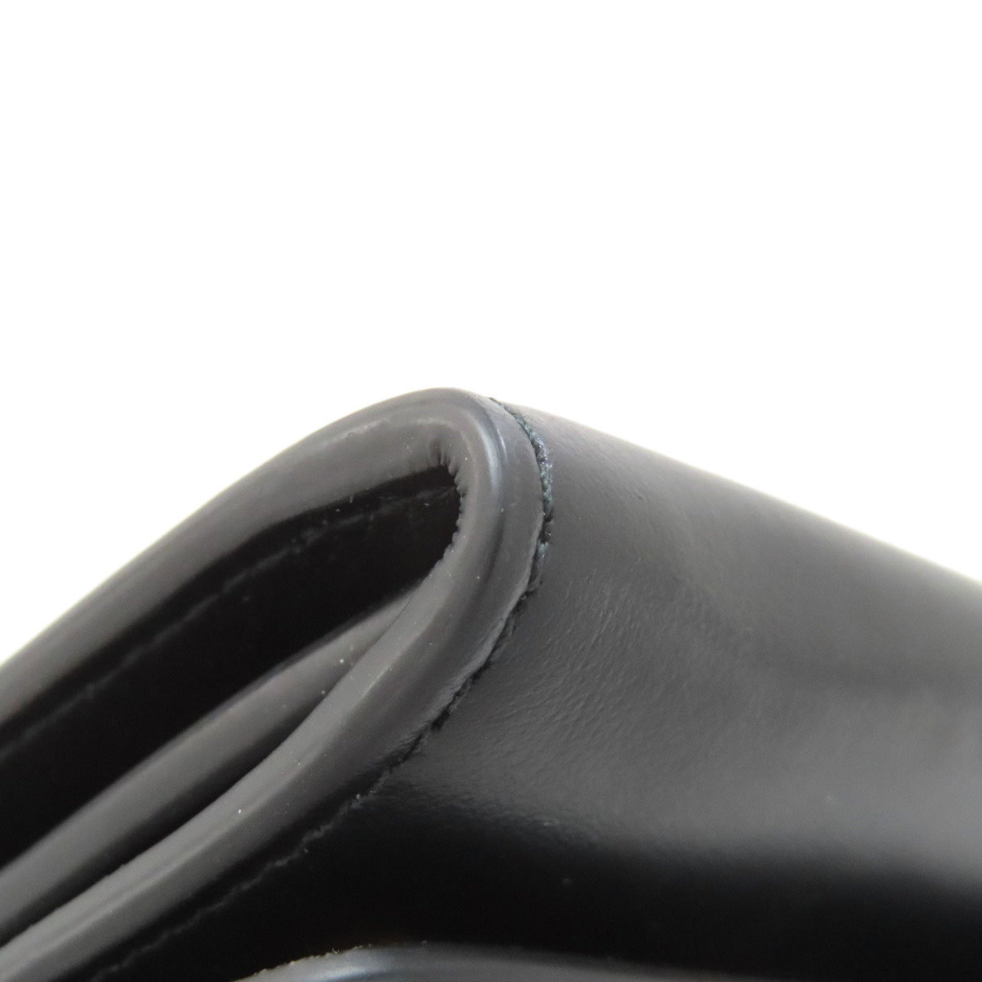 Miu Miu Black Leather Long Wallet (Bi-Fold) (Pre-Owned)