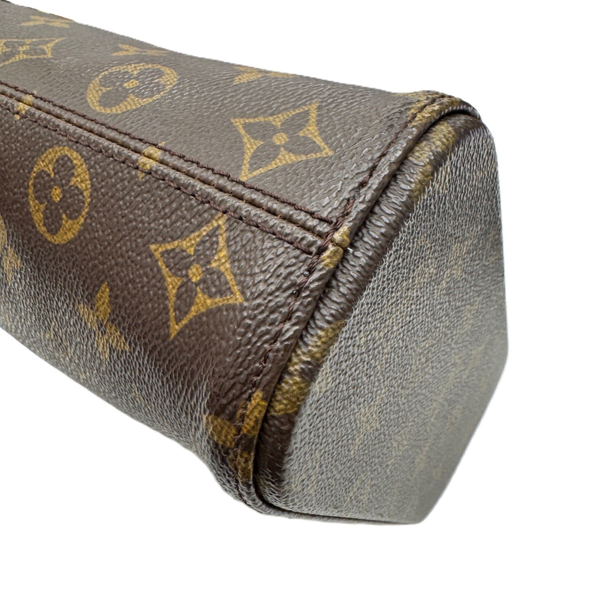 Louis Vuitton Brown Monogram Canvas Handbag (Pre-Owned)