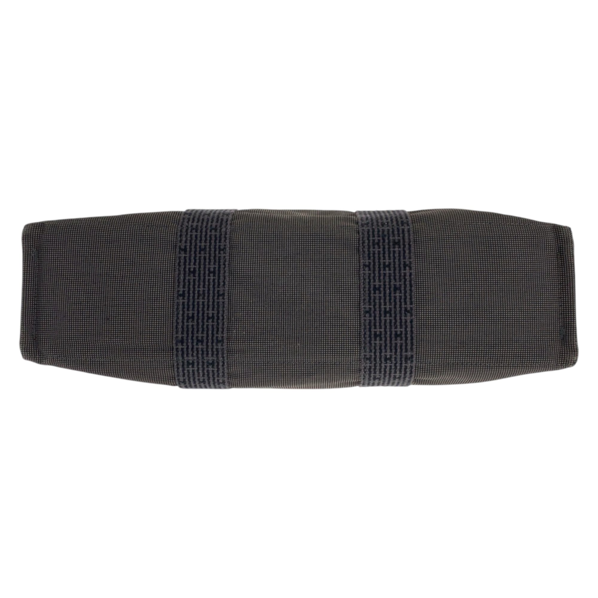 Hermes Her Line Gray Polyamide Polyester Handbag Tote Bag (Pre-Owned)