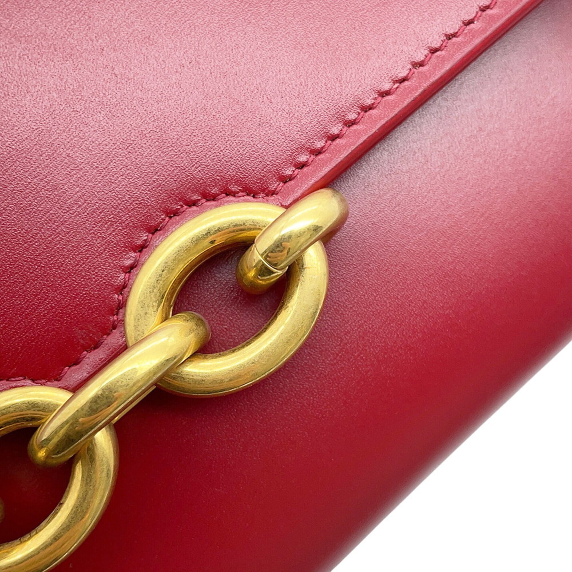Yves Saint Laurent Leather Chain/Shoulder Wallet (Pre-Owned)