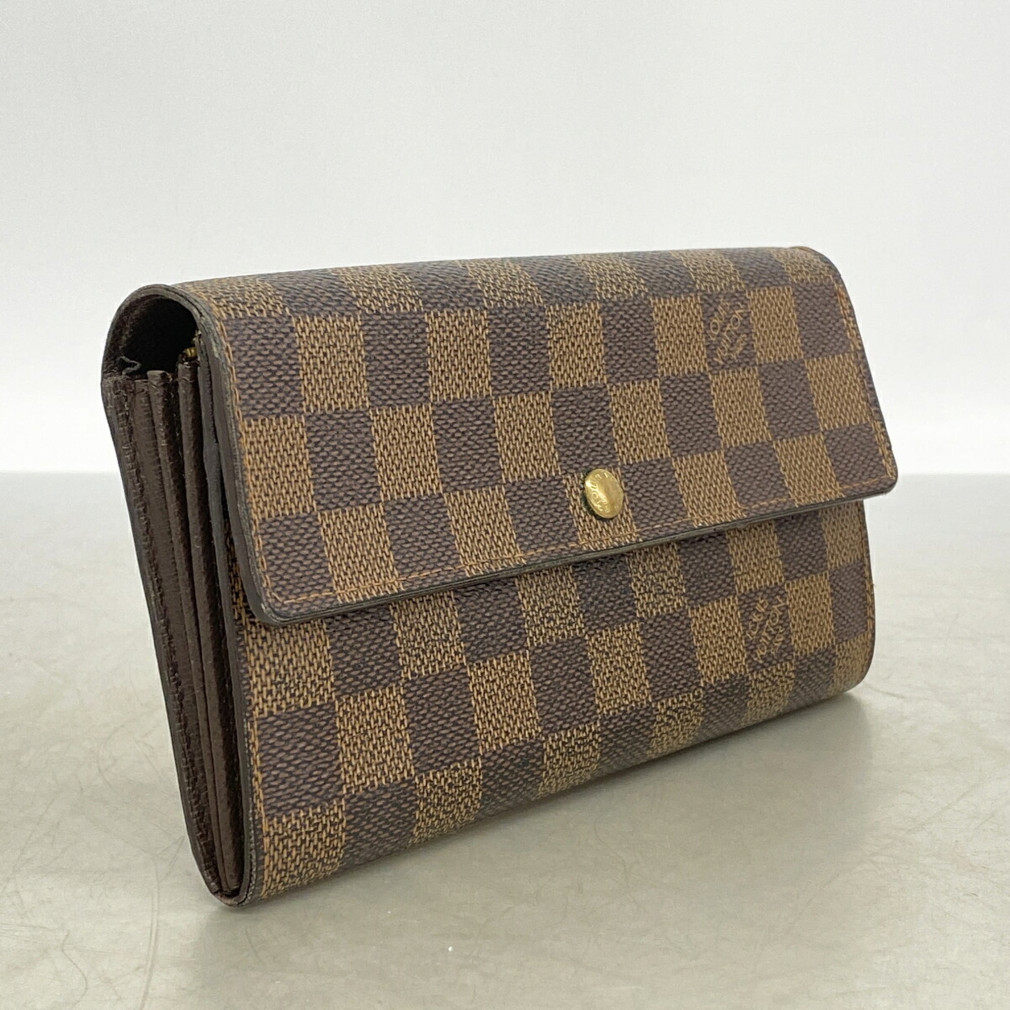 Louis Vuitton Ebene Long Wallet (Bi-Fold) (Pre-Owned)