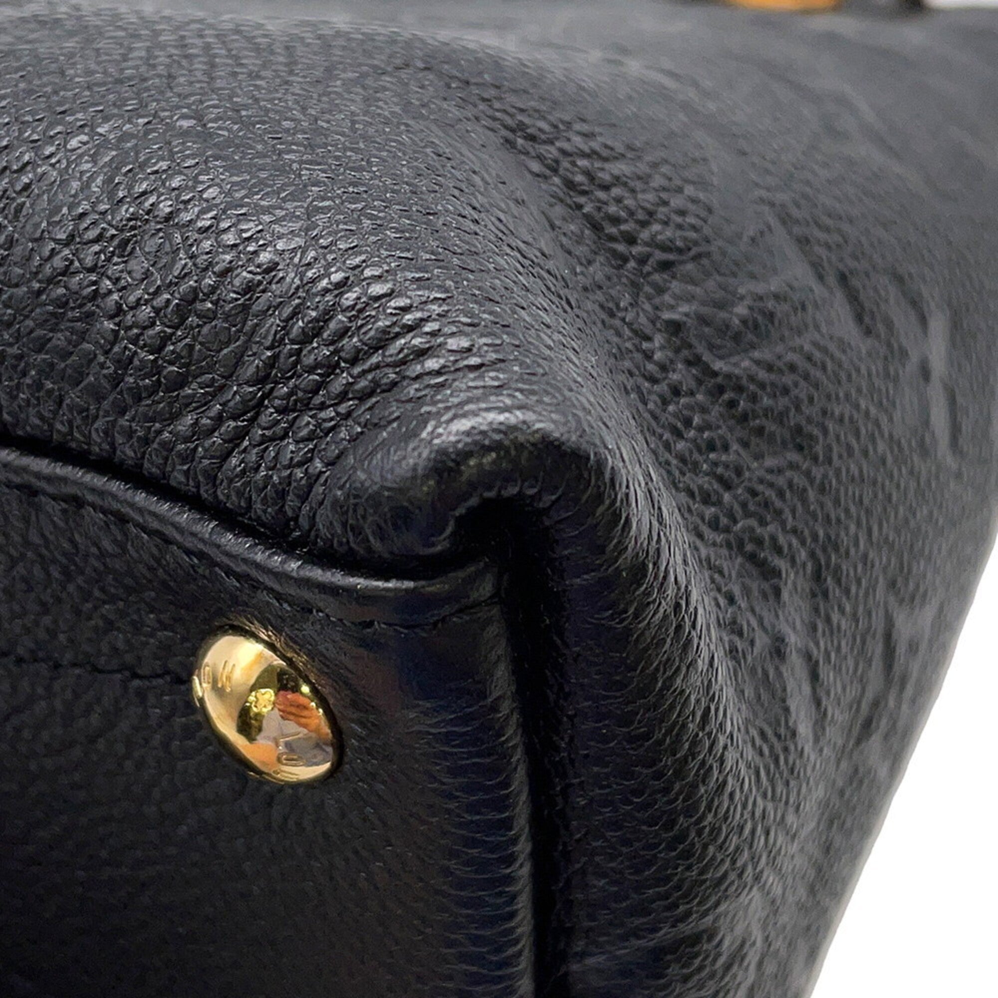Louis Vuitton Black Monogram Noir Monogram Empreinte Handbag Shoulder Bag (Pre-Owned)