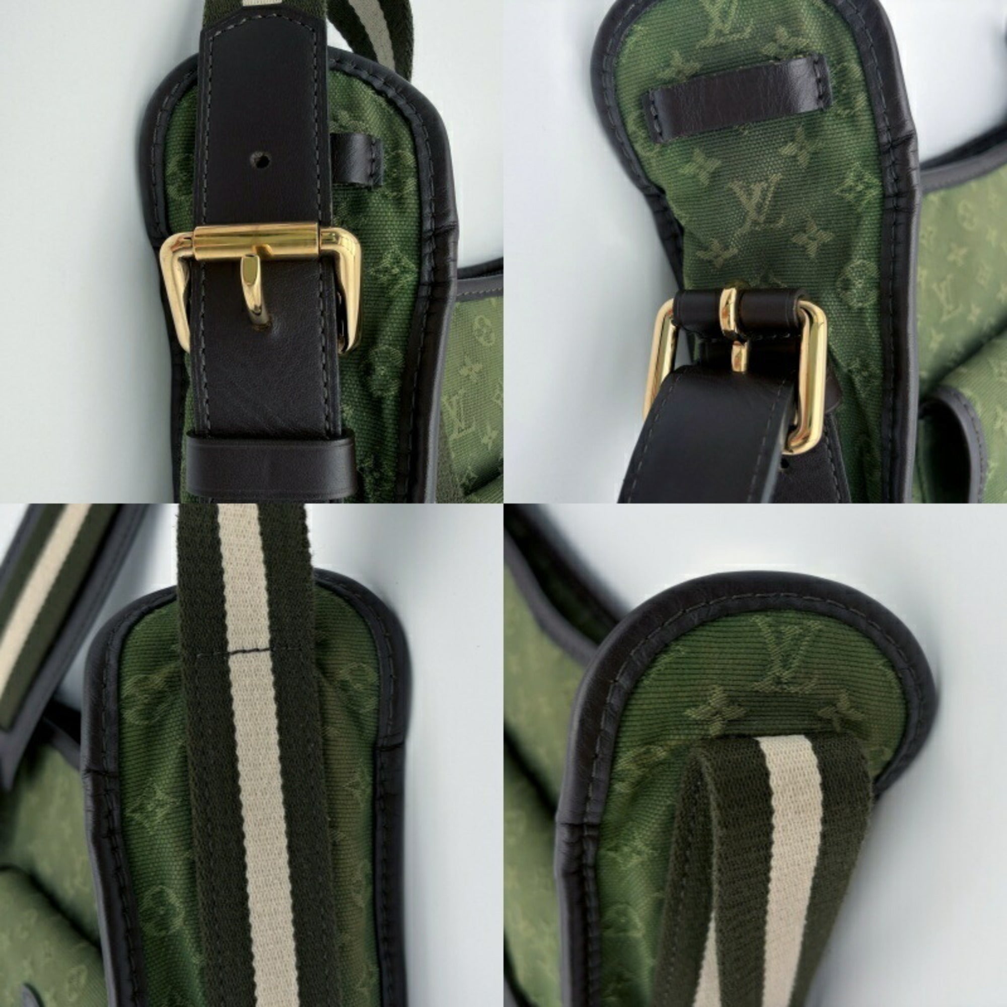 Louis Vuitton Khaki Monogram Mini Shoulder Bag (Pre-Owned)