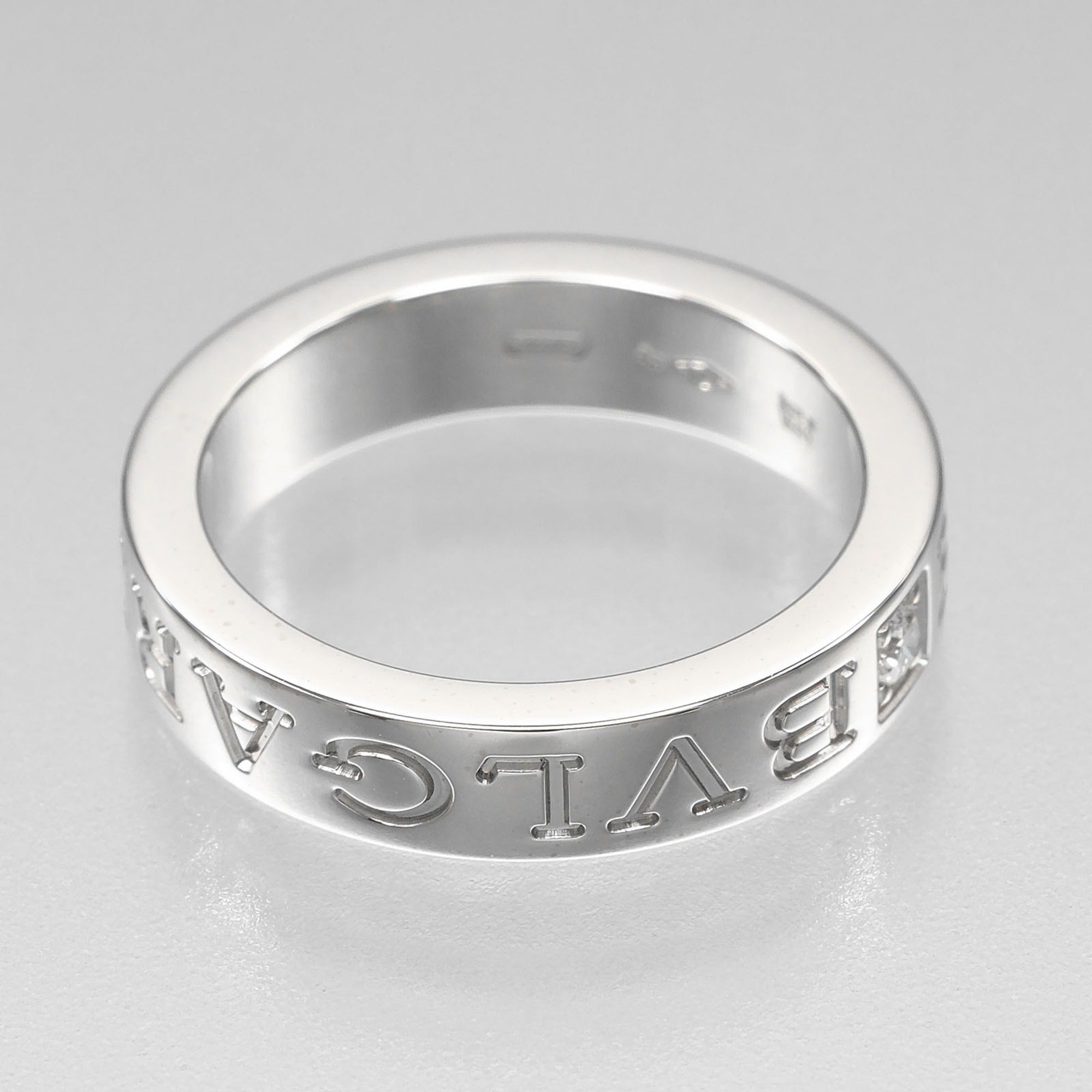 Bvlgari White Gold (18K) Band Ring (Pre-Owned)