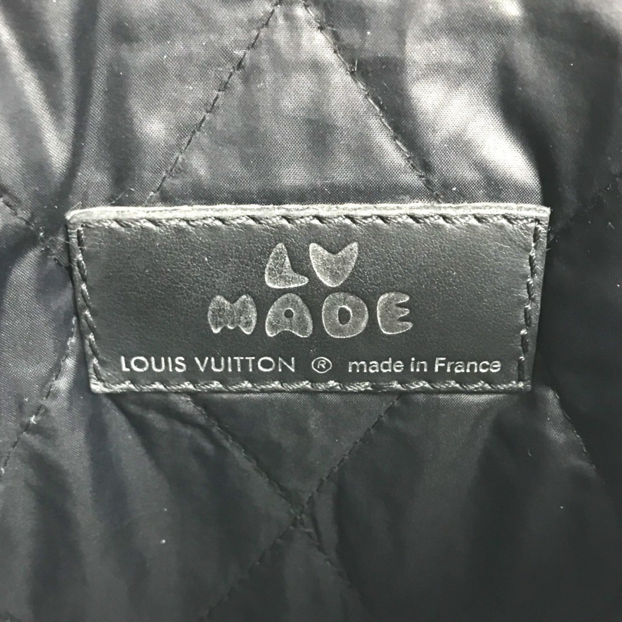 Louis Vuitton Black Monogram Monogram Denim Pouch Shoulder Bag (Pre-Owned)