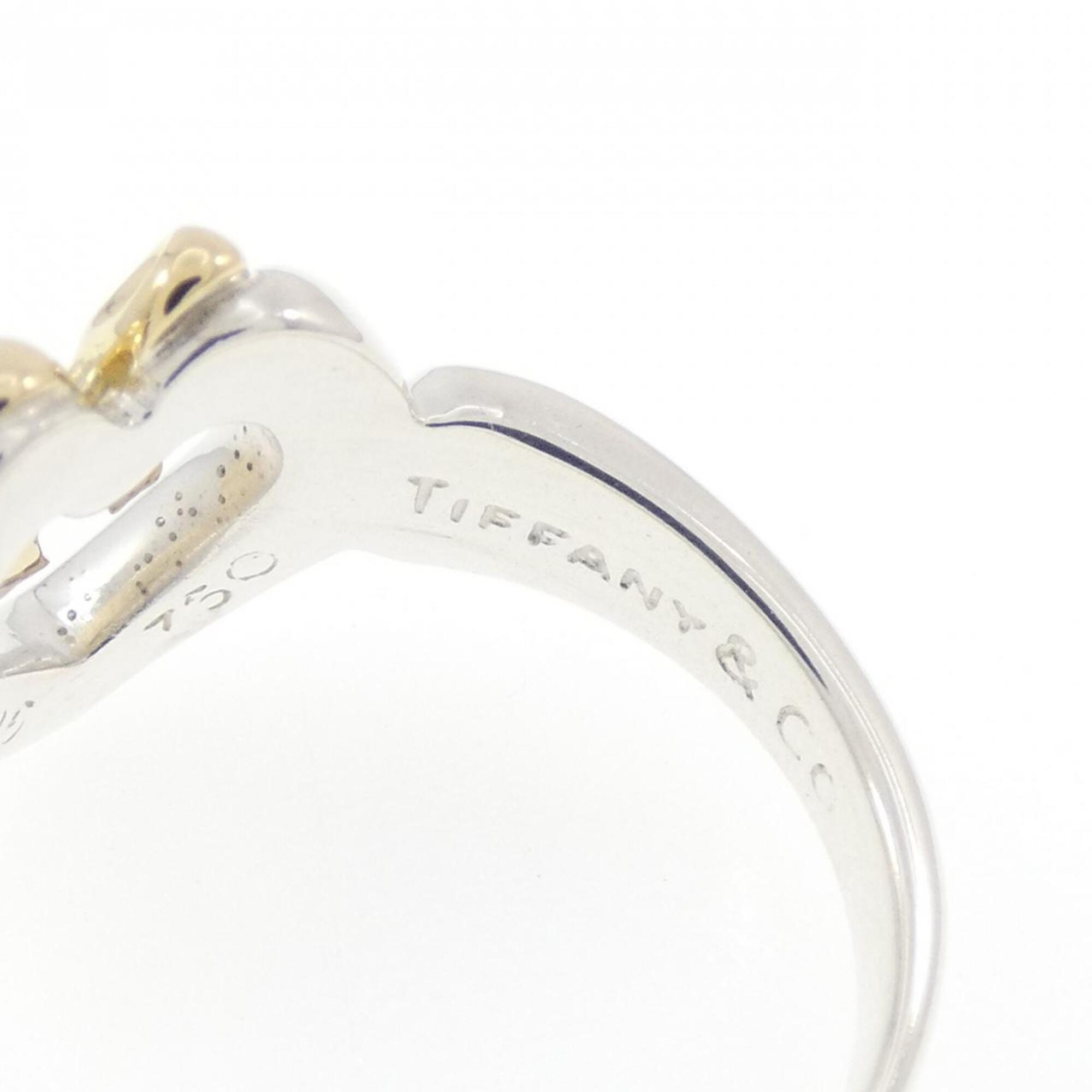 Tiffany Yellow Gold (18K) Silver 925 Band Ring (Pre-Owned)