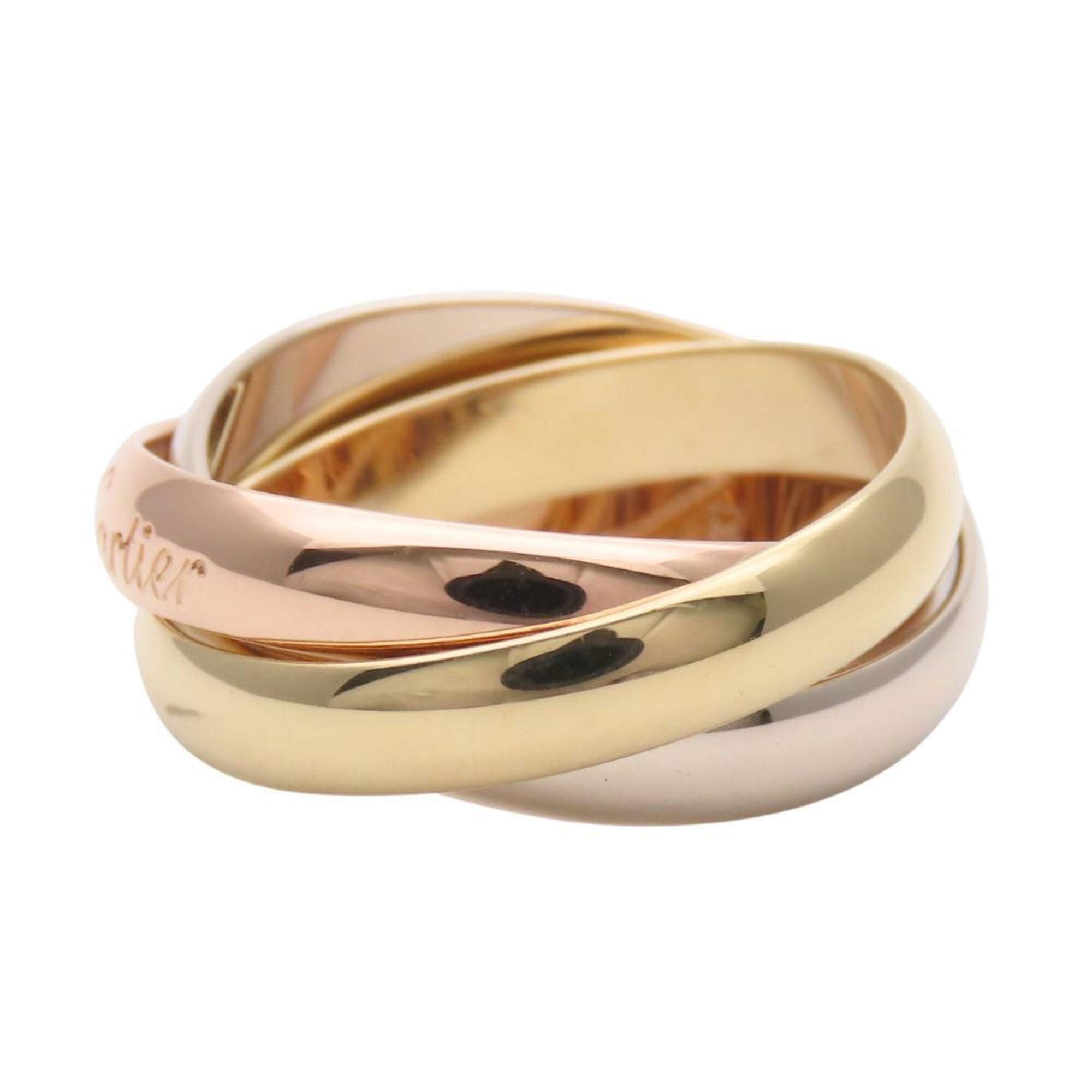 Cartier Gold Silver Pink Gold Yellow Gold (18K) Pink Gold (18K) White Gold (18K) Band Ring (Pre-Owned)