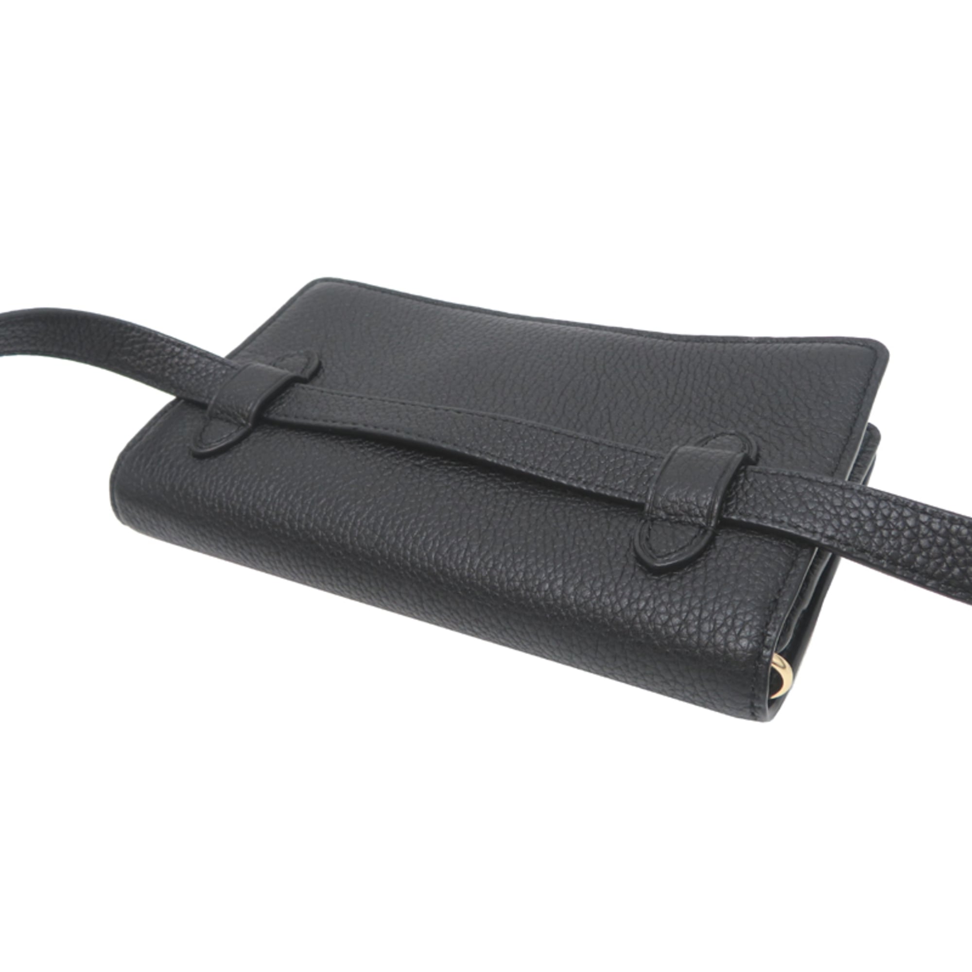 Coach Black Leather Shoulder Bag (Pre-Owned)