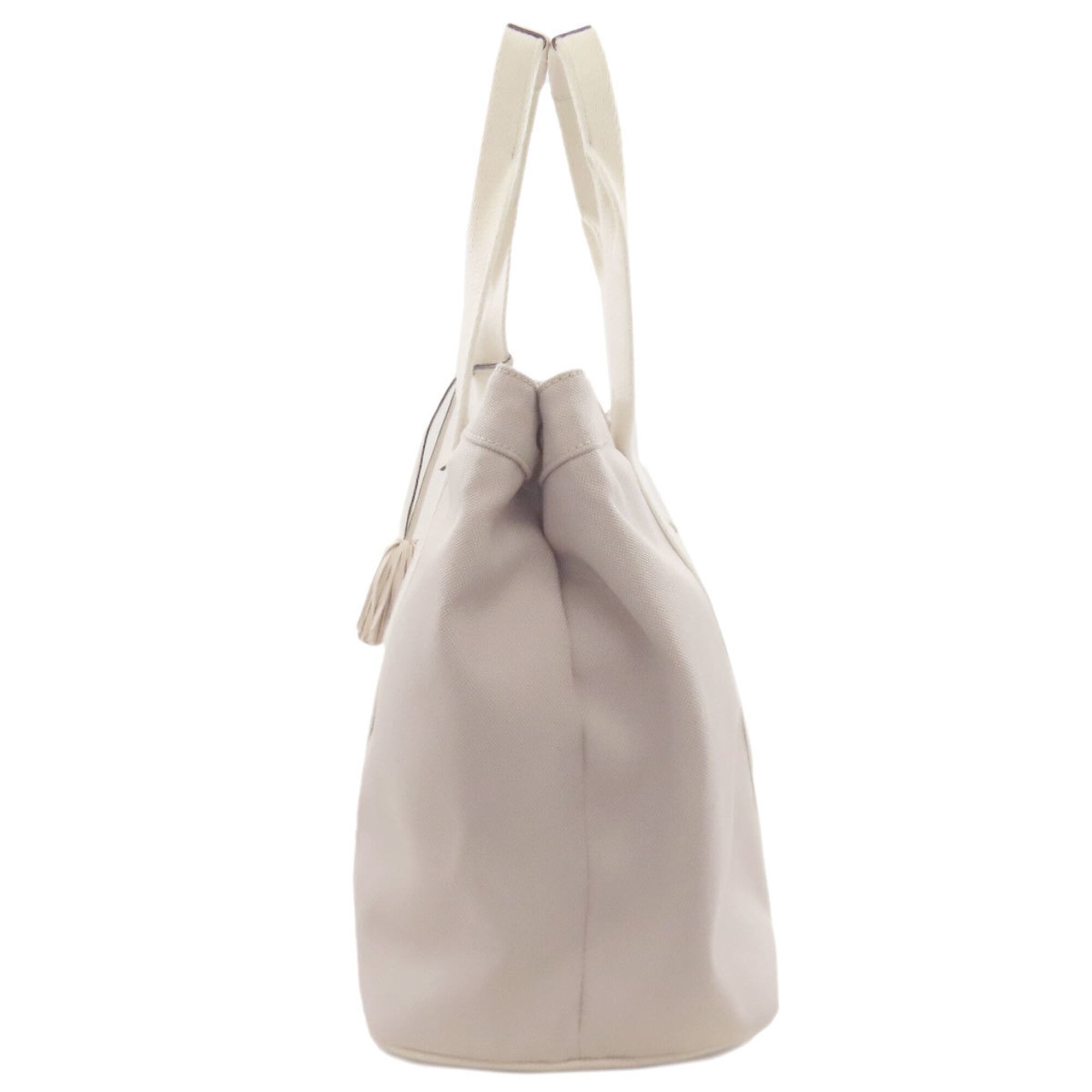 Loewe Light Gray Canvas Tote Bag (Pre-Owned)