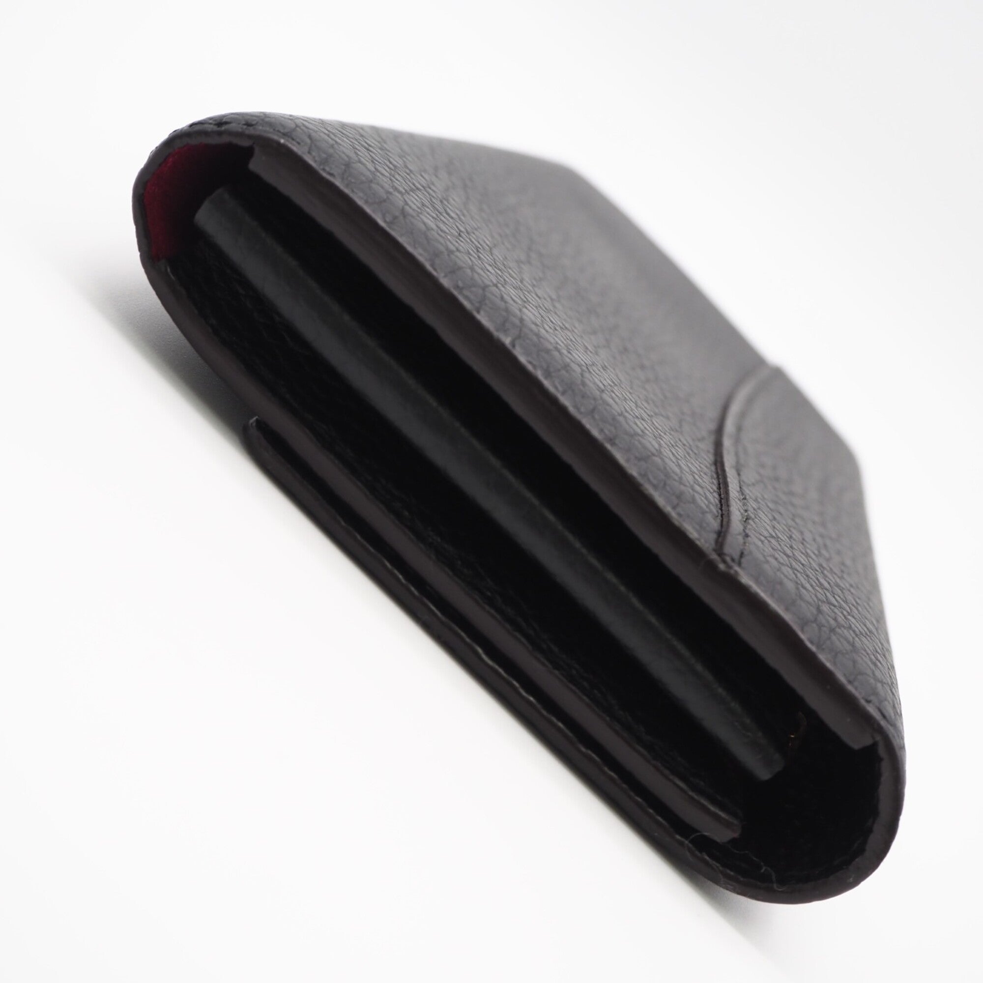 Louis Vuitton Taurillon Black Noir Leather Long Wallet (Bi-Fold) (Pre-Owned)