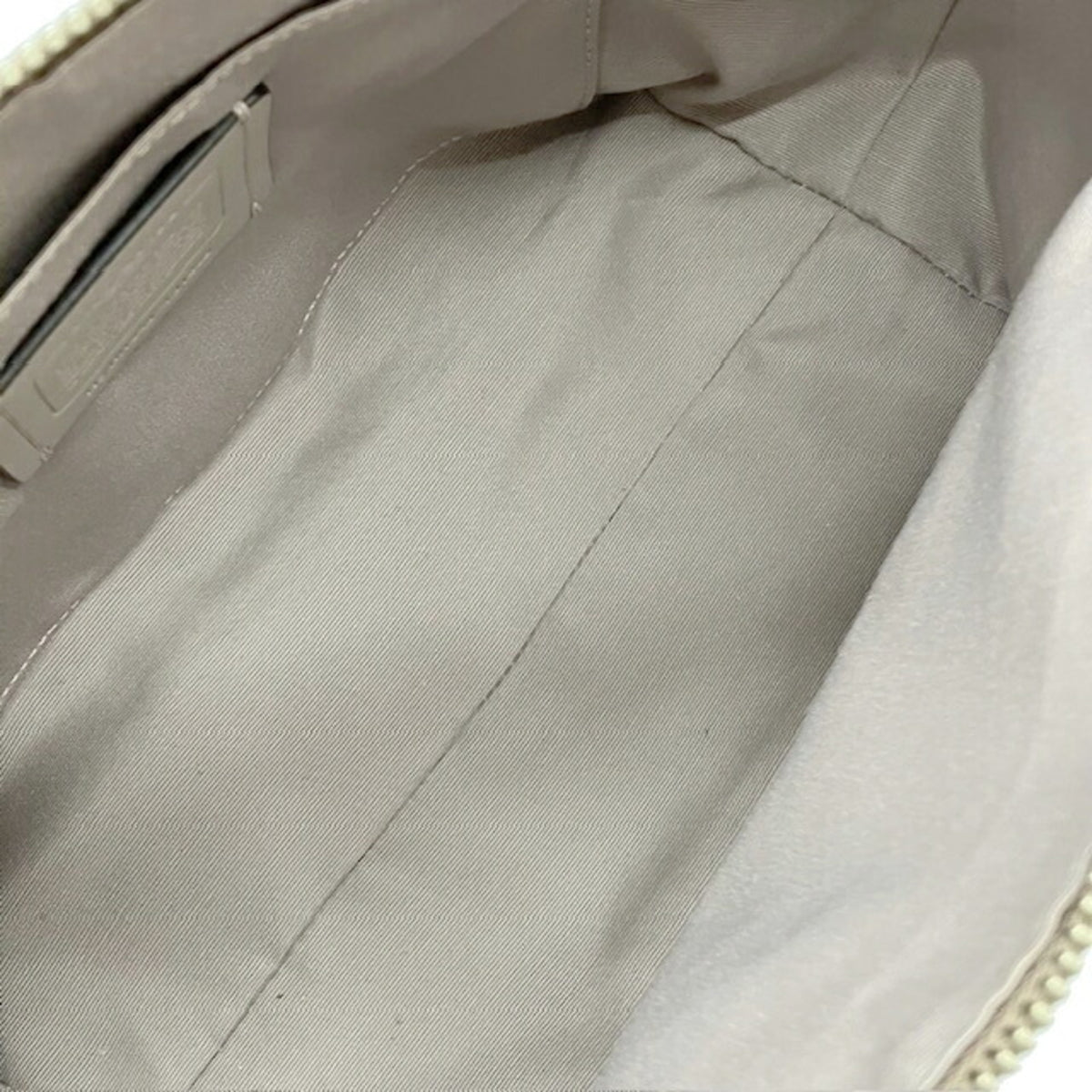 Coach Gray Leather Handbag Shoulder Bag (Pre-Owned)