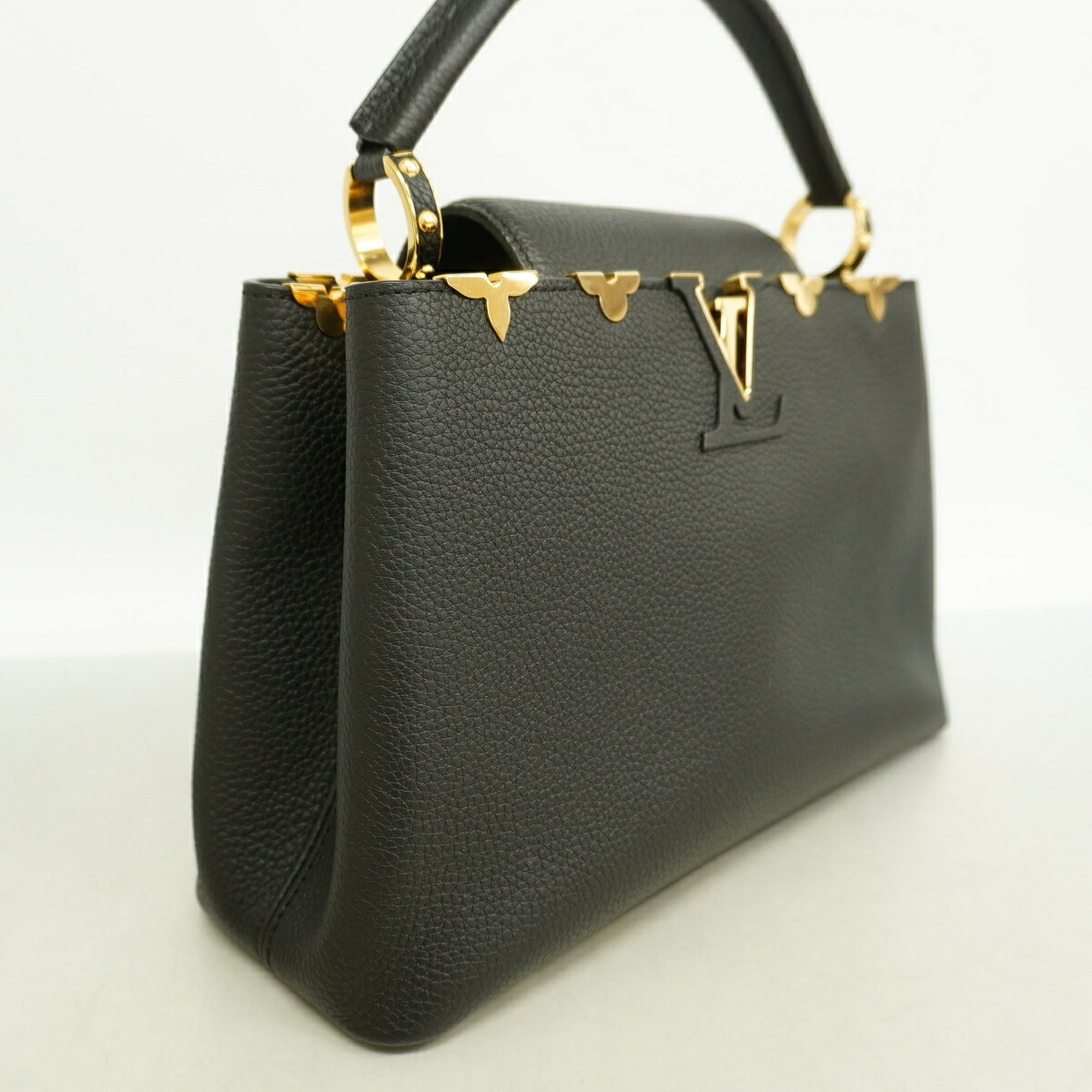 Louis Vuitton Noir Handbag (Pre-Owned)