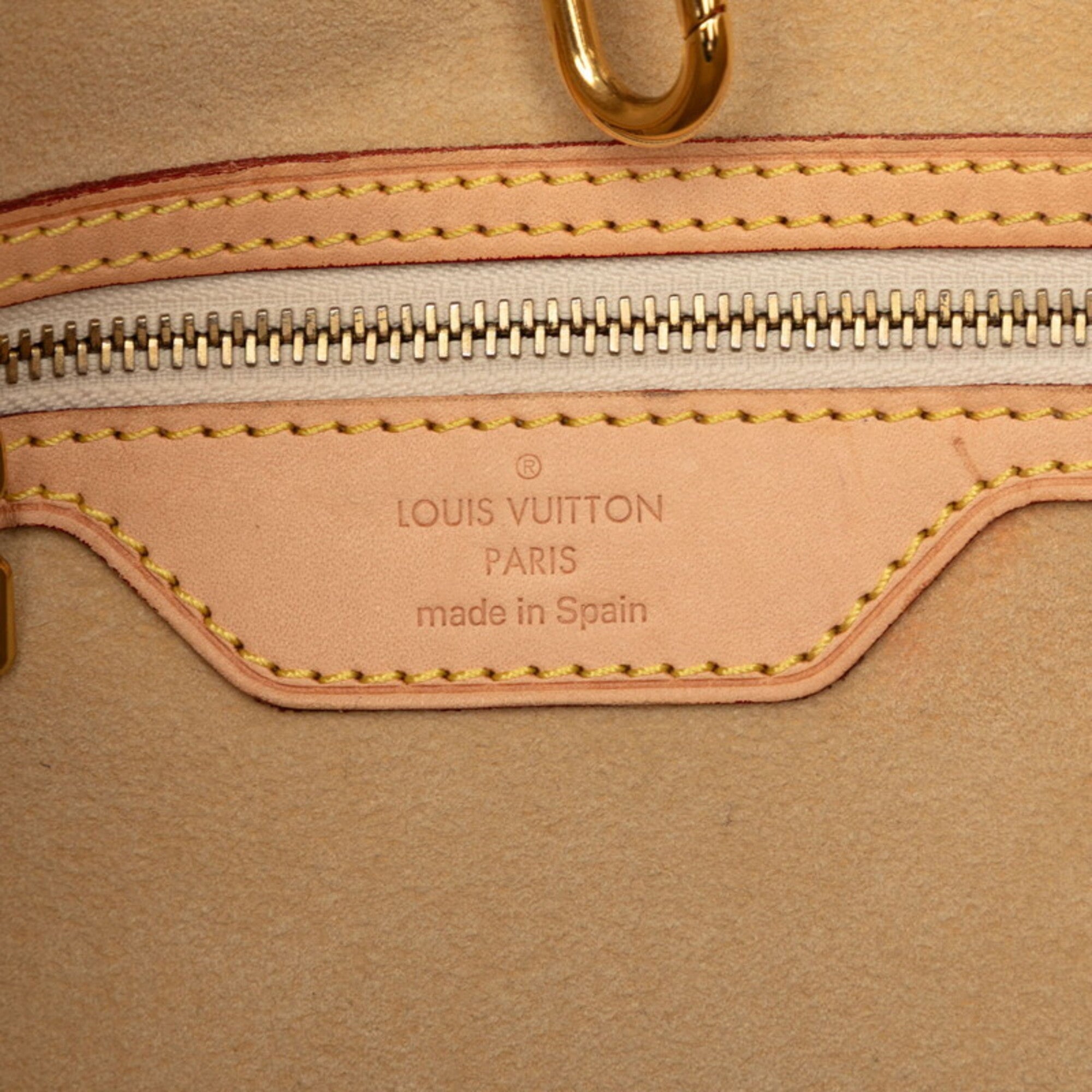 Louis Vuitton Brown Pvc Leather Shoulder Bag Tote Bag (Pre-Owned)