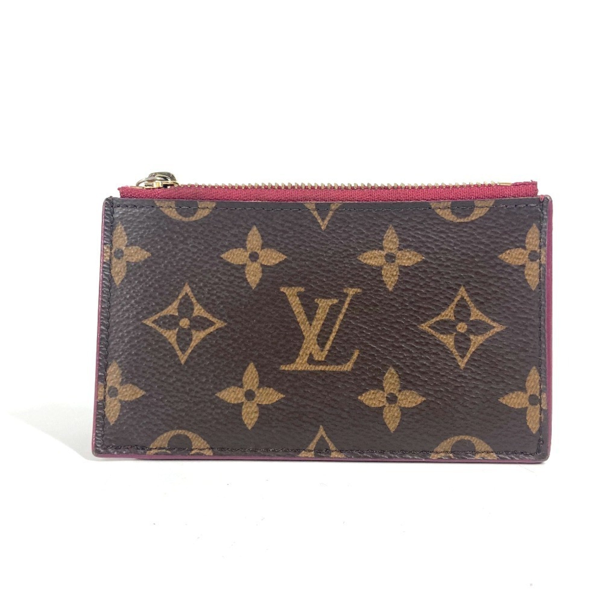 Louis Vuitton Monogram Brown Purple Monogram Coin Purse/Coin Case (Pre-Owned)