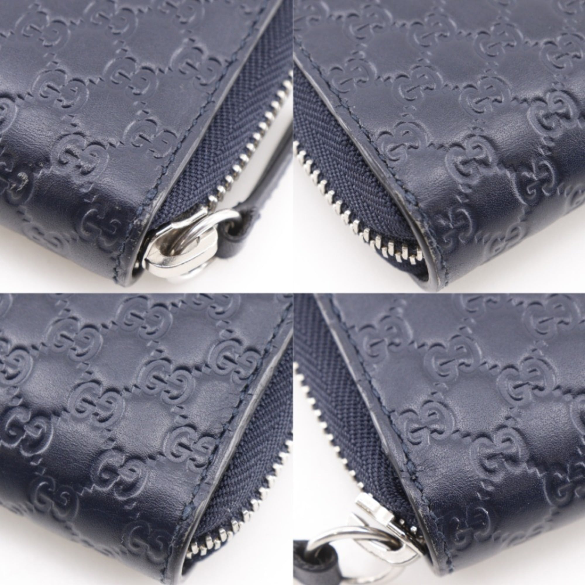 Gucci Black Leather Long Wallet (Bi-Fold) (Pre-Owned)