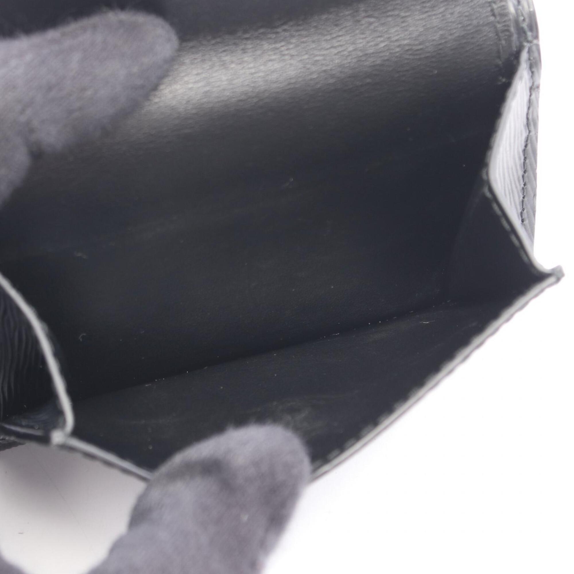 Prada Black Leather Wallet (Tri-Fold) (Pre-Owned)