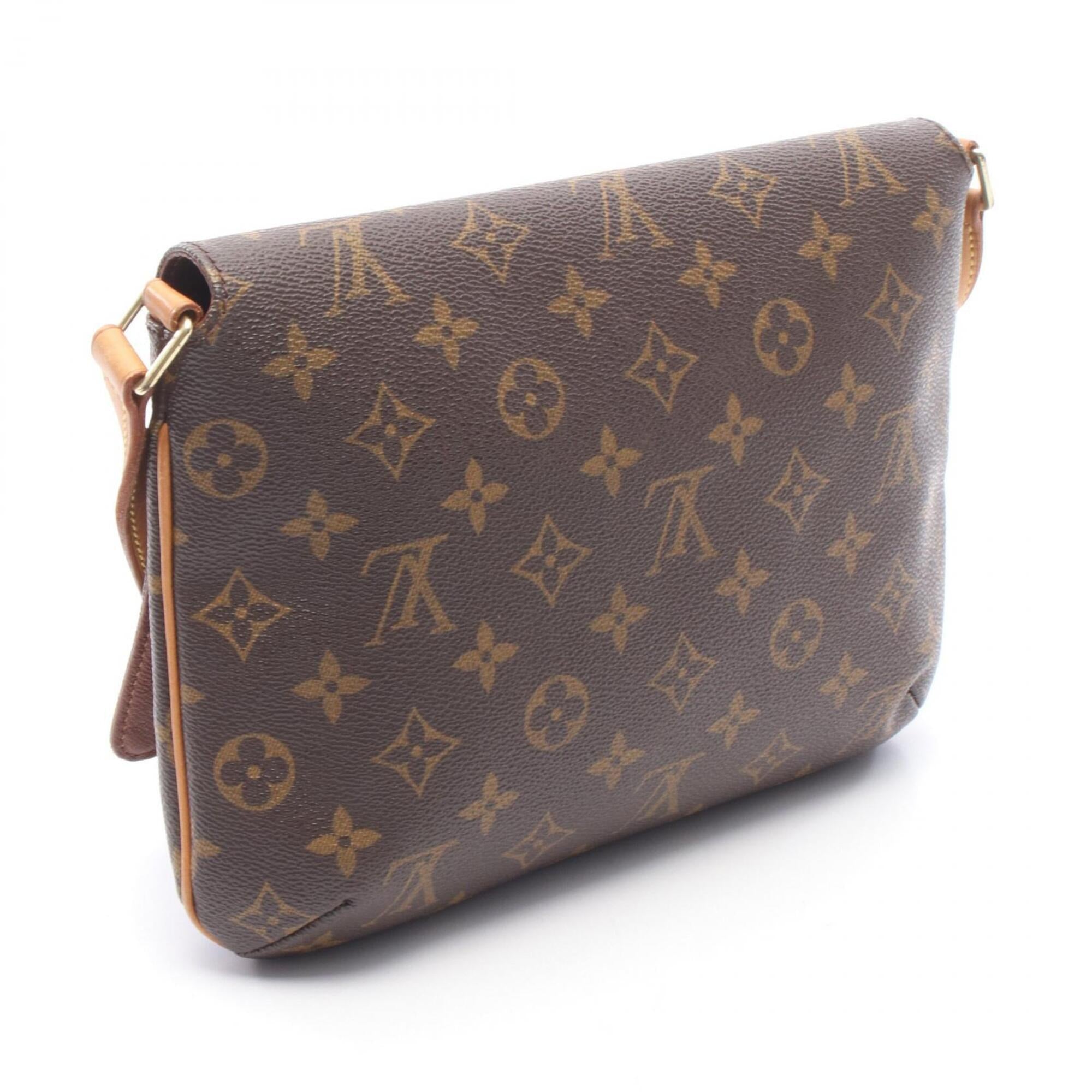 Louis Vuitton Brown Pvc Leather Handbag Shoulder Bag (Pre-Owned)
