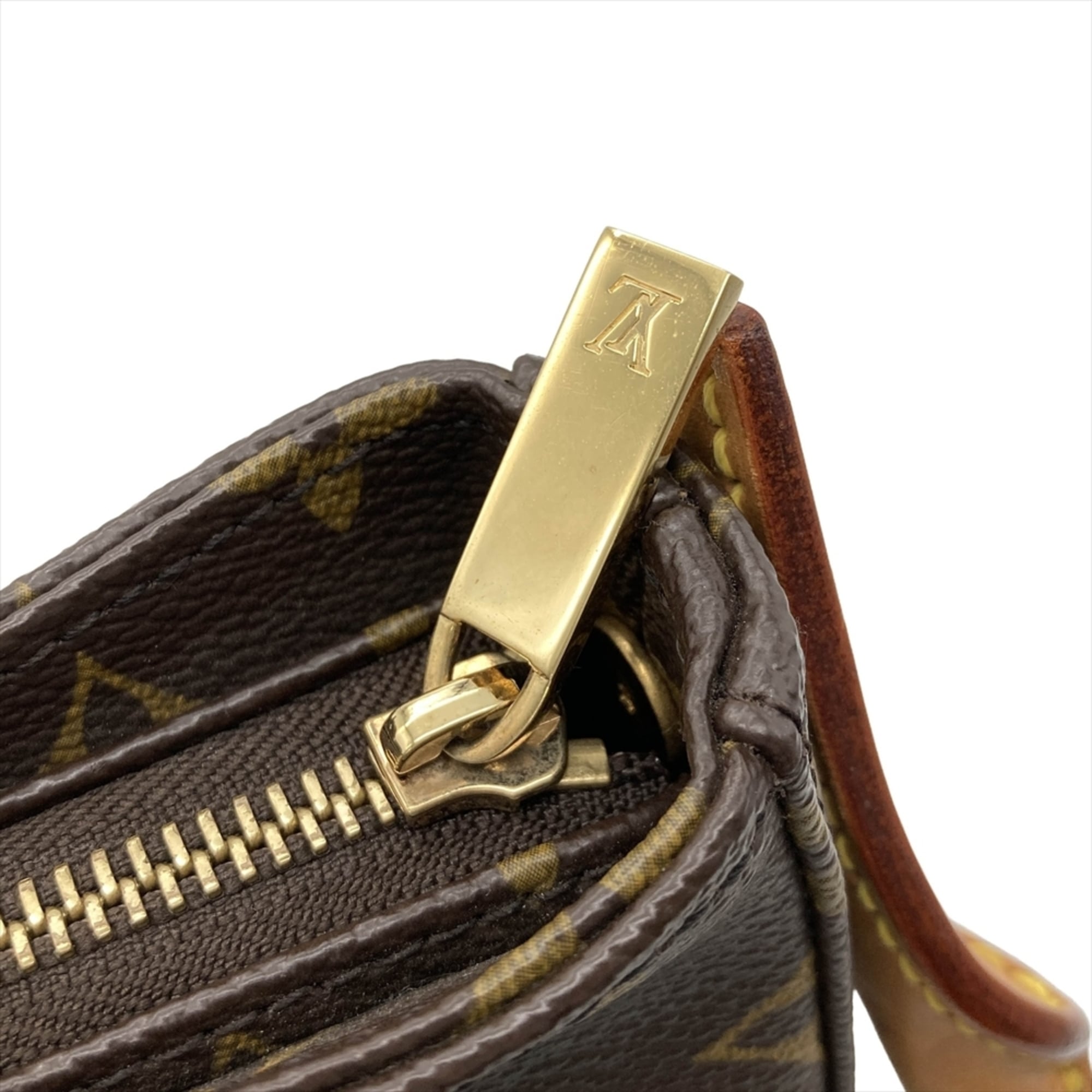 Louis Vuitton Brown Monogram Canvas Handbag (Pre-Owned)
