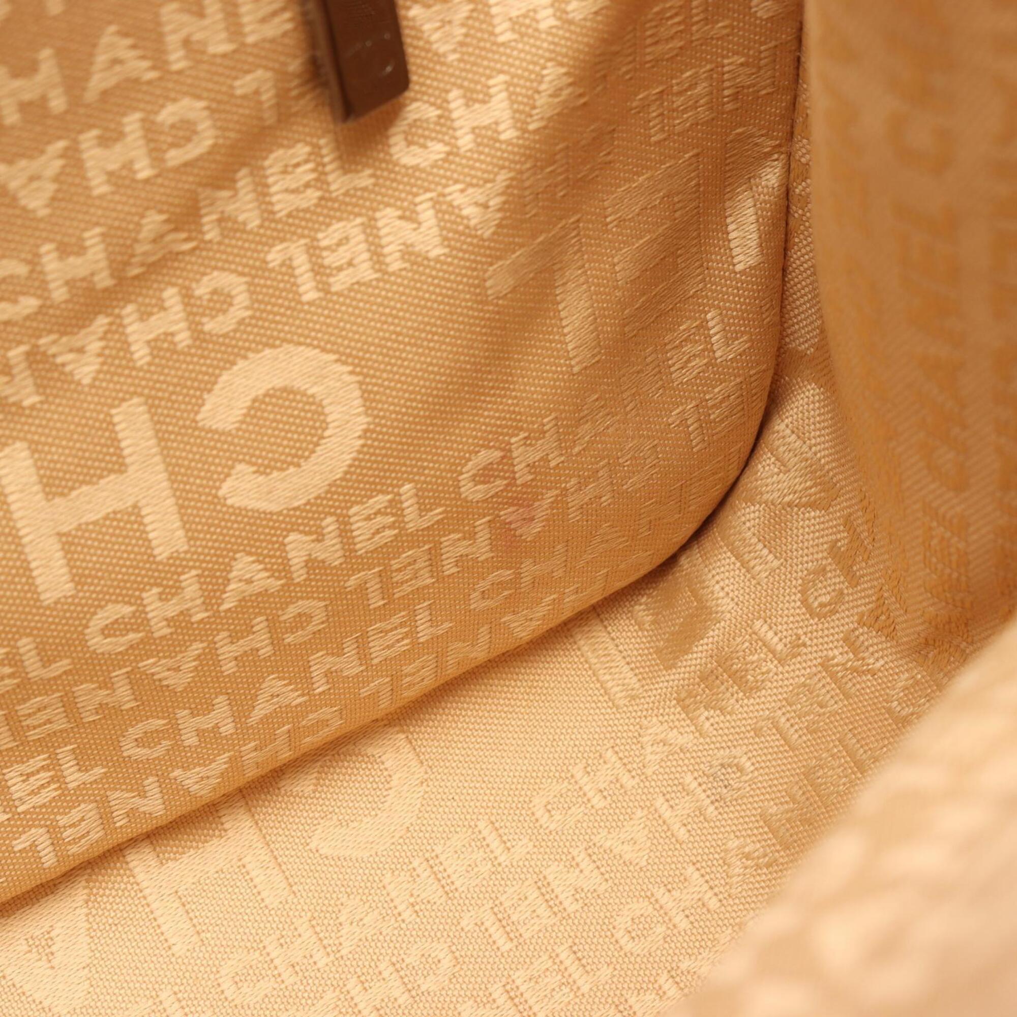 Chanel Yellow Leather Handbag Shoulder Bag (Pre-Owned)