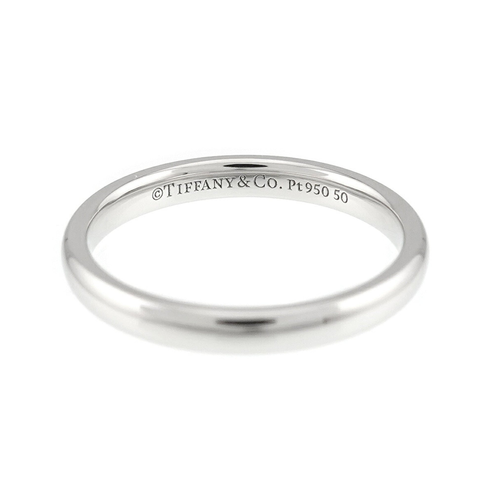 Tiffany Platinum 950 Band Ring (Pre-Owned)