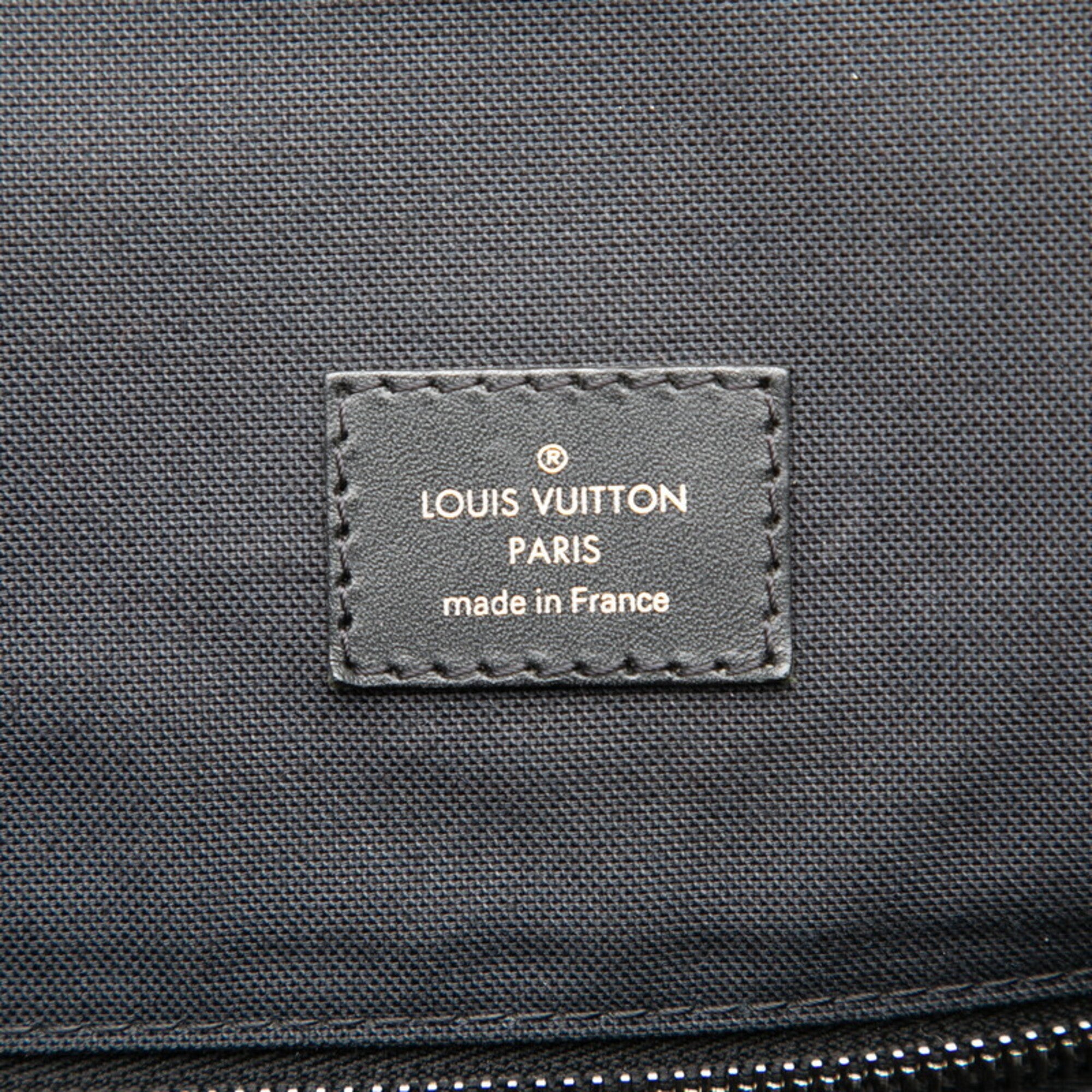 Louis Vuitton Black Brown Noir Pvc Leather Backpack (Pre-Owned)