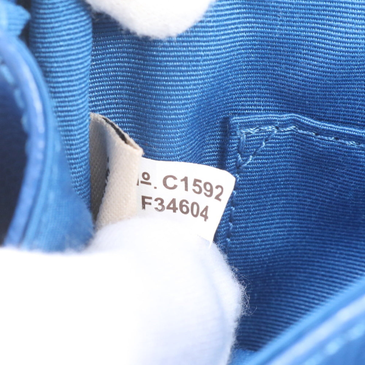 Coach Blue Leather Handbag Shoulder Bag Tote Bag (Pre-Owned)