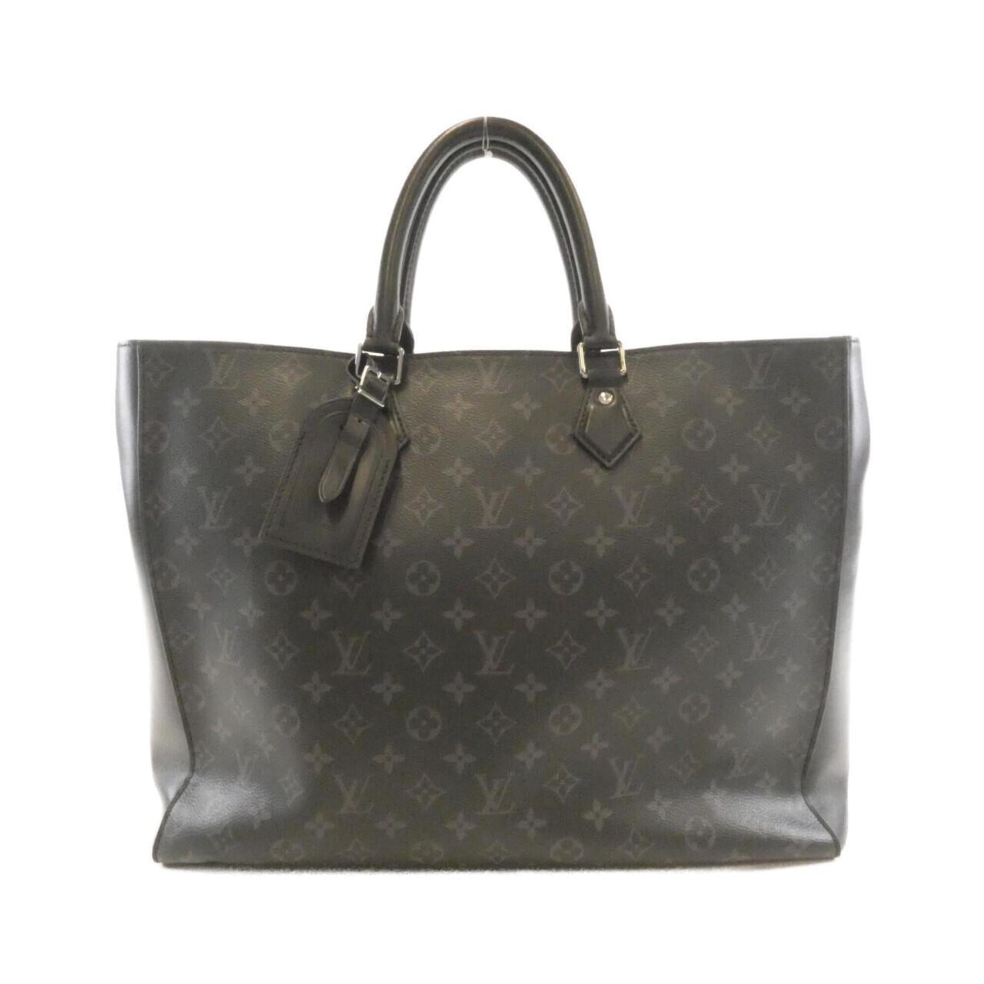 Louis Vuitton Black Coated Canvas Handbag (Pre-Owned)