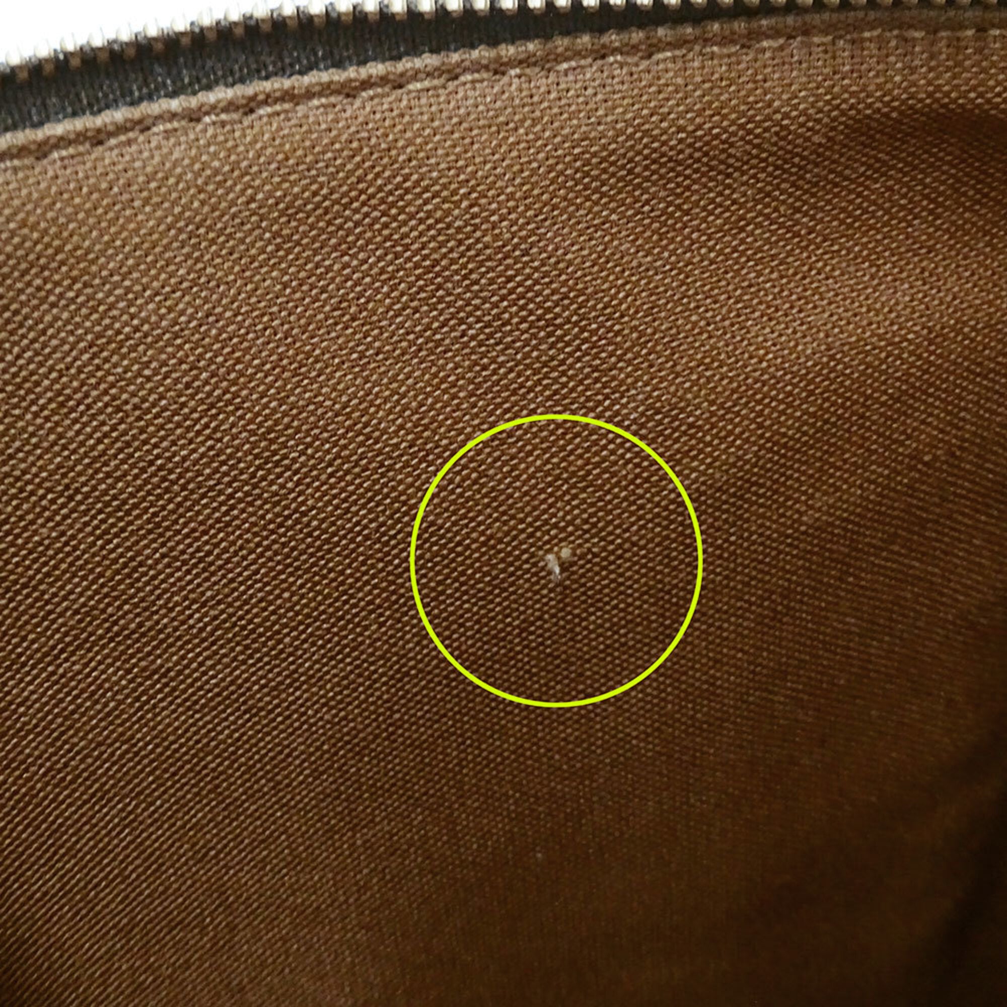 Louis Vuitton Brown Monogram Canvas Handbag Tote Bag (Pre-Owned)