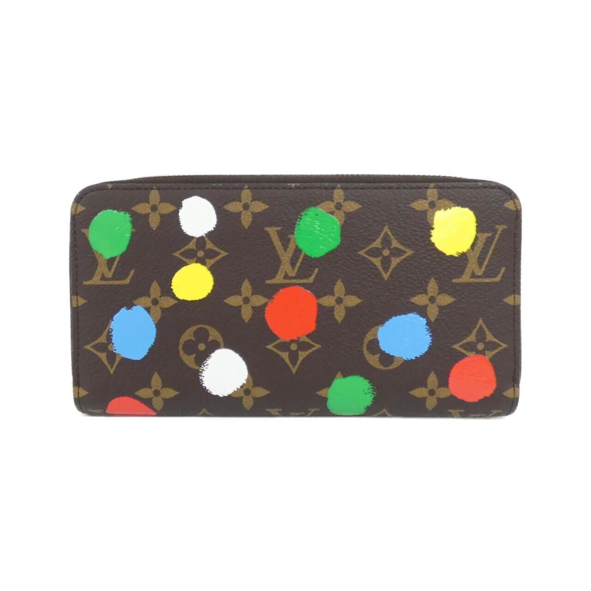 Louis Vuitton Marron Coated Canvas Long Wallet (Bi-Fold) (Pre-Owned)