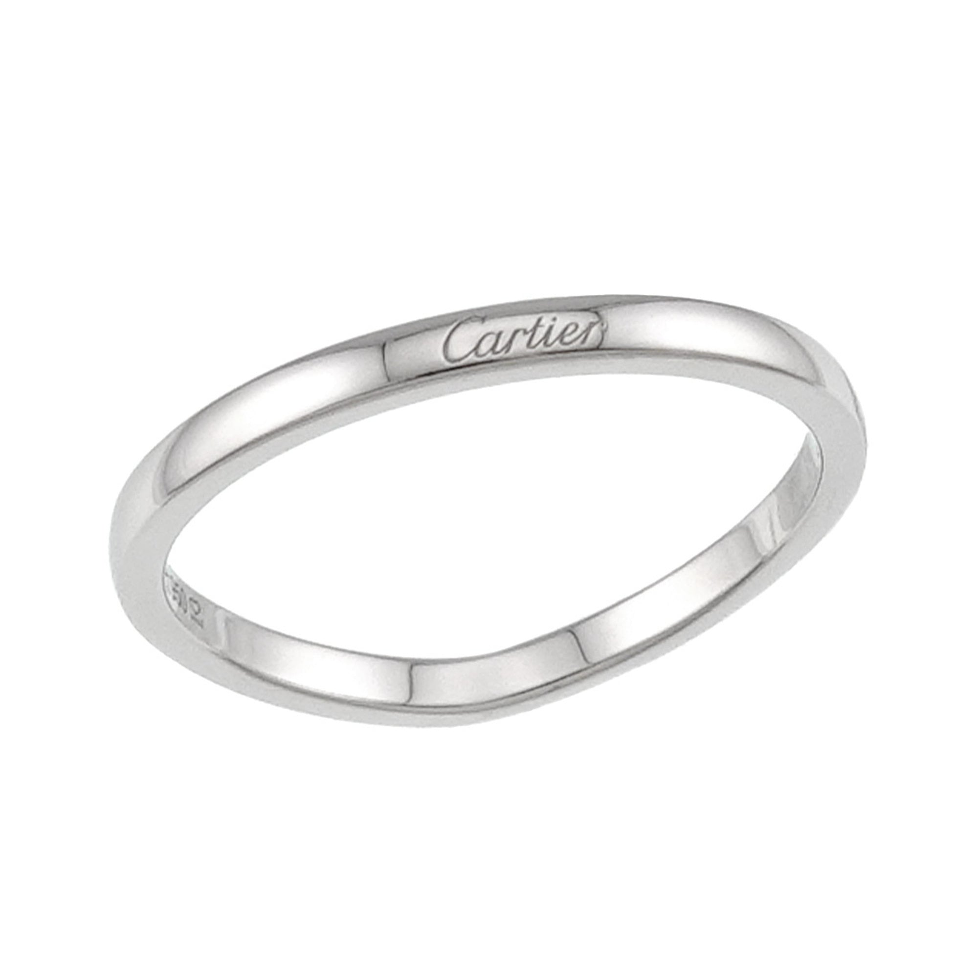 Cartier Platinum 950 Band Ring (Pre-Owned)