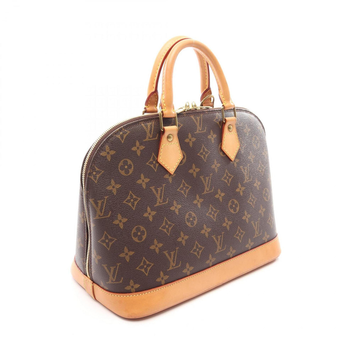 Louis Vuitton Brown Monogram Monogram Leather Handbag (Pre-Owned)