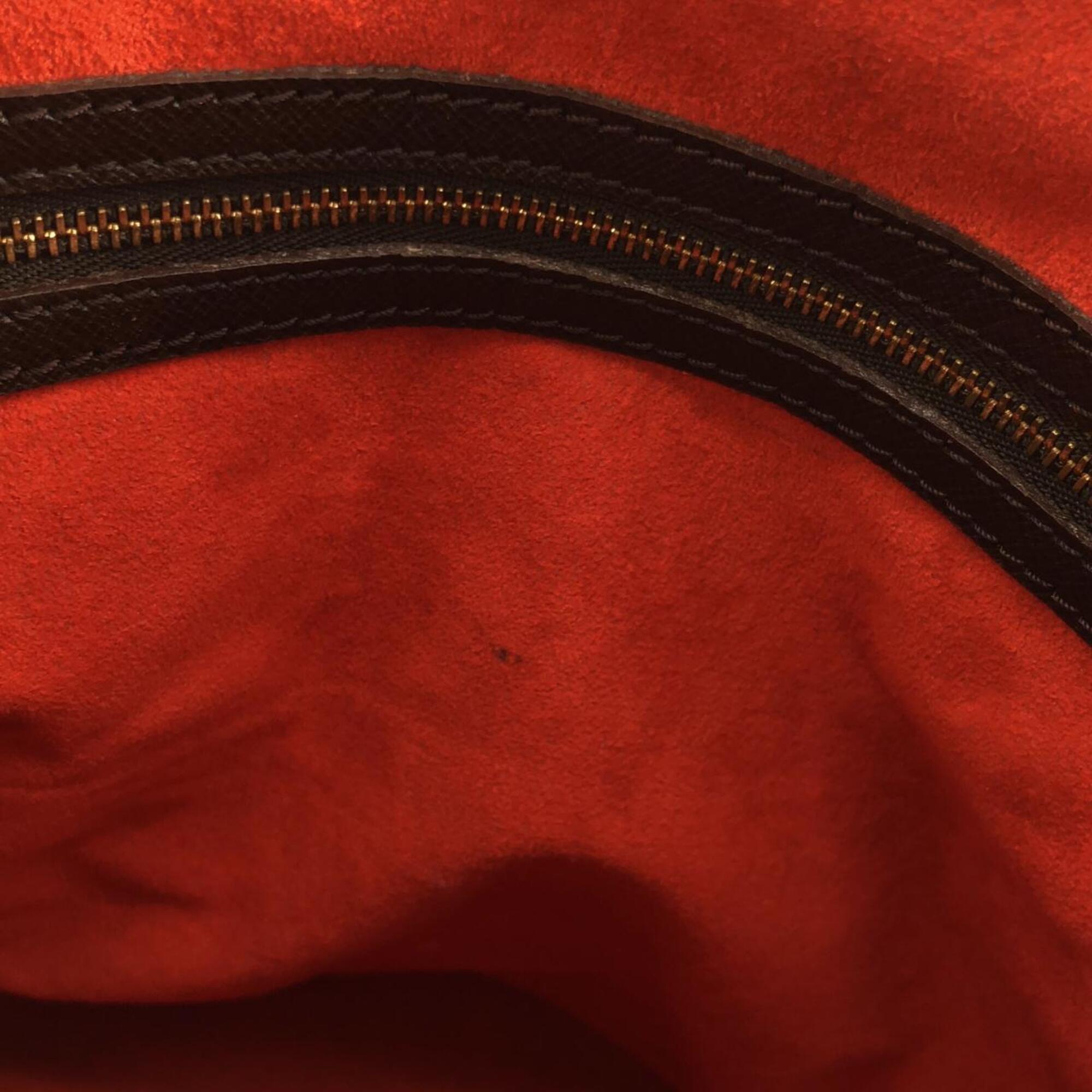 Louis Vuitton Ebene Coated Canvas Pouch Shoulder Bag (Pre-Owned)