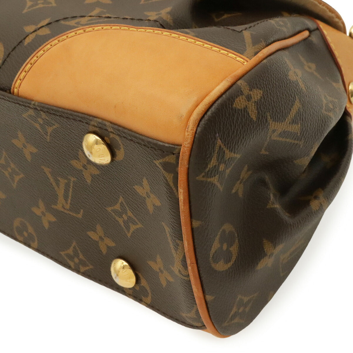 Louis Vuitton Brown Monogram Canvas Handbag Shoulder Bag (Pre-Owned)