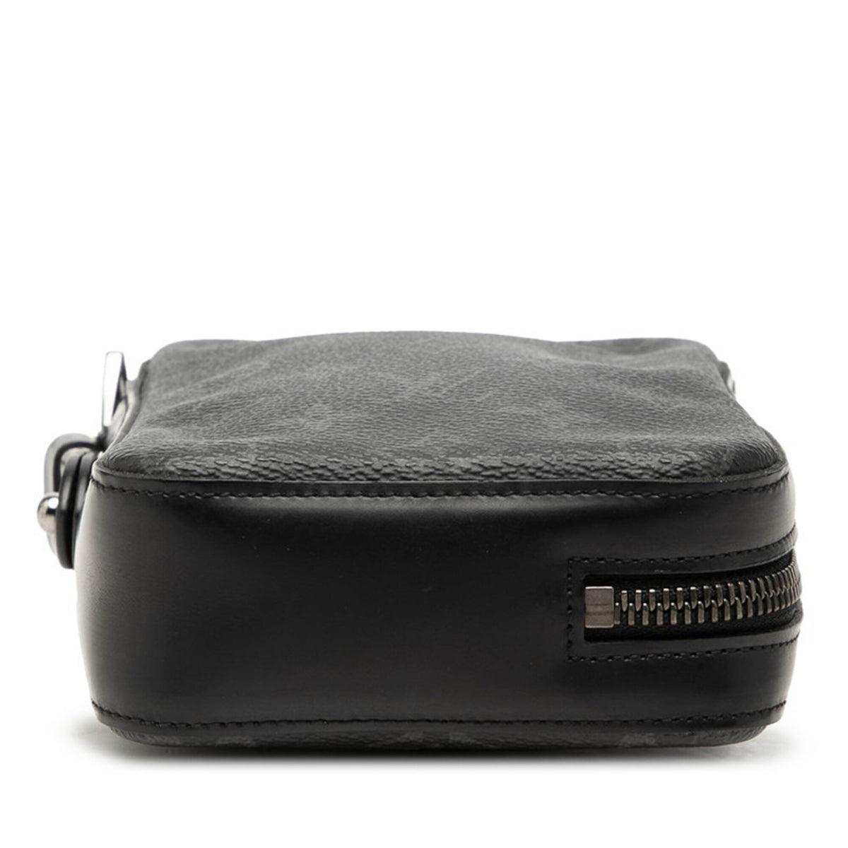Louis Vuitton Black Pvc Leather Clutch Bag Handbag Pouch (Pre-Owned)